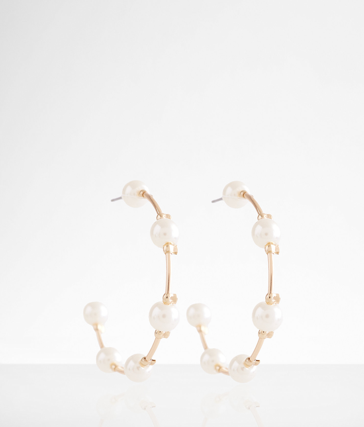 boutique by BKE Faux Pearl Earring - Women's Jewelry in Gold