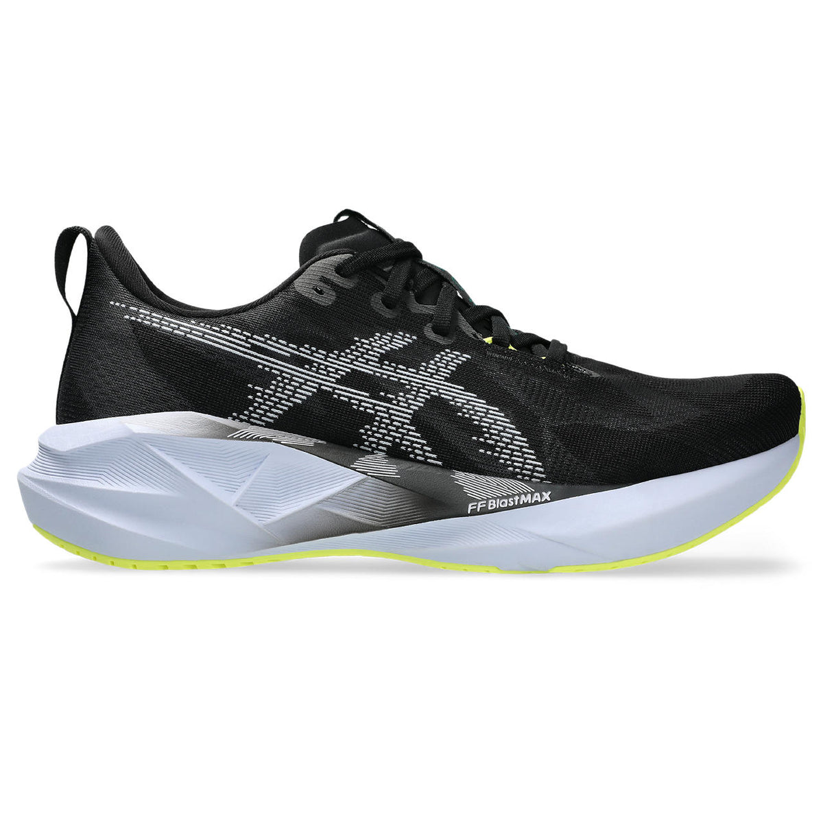Asics Novablast 5 | Black/Blue Fade | Men's Neutral Running Shoes