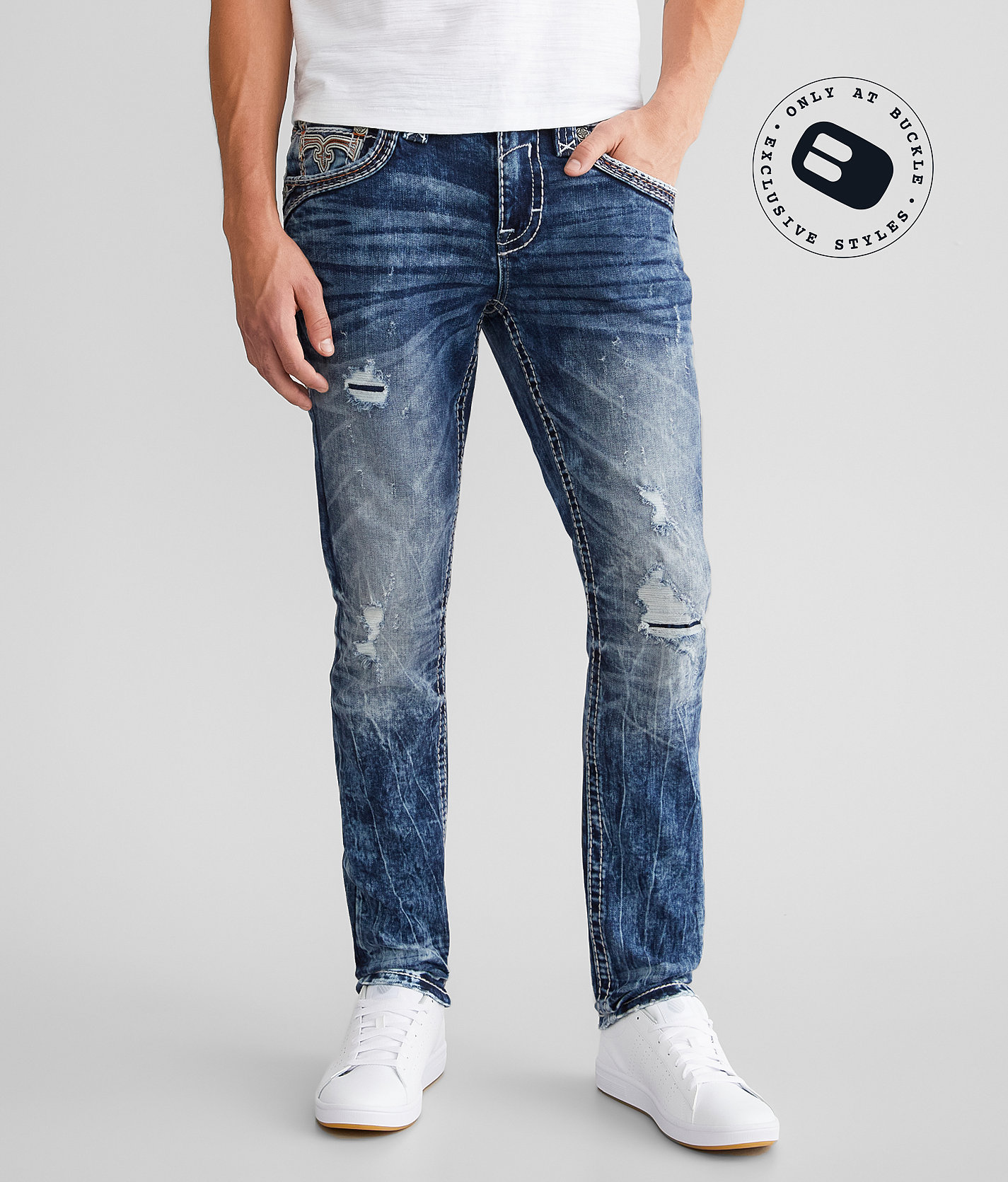 Rock Revival Selwyn Slim Taper Stretch Jean - Men's Jeans in Selwyn SA203