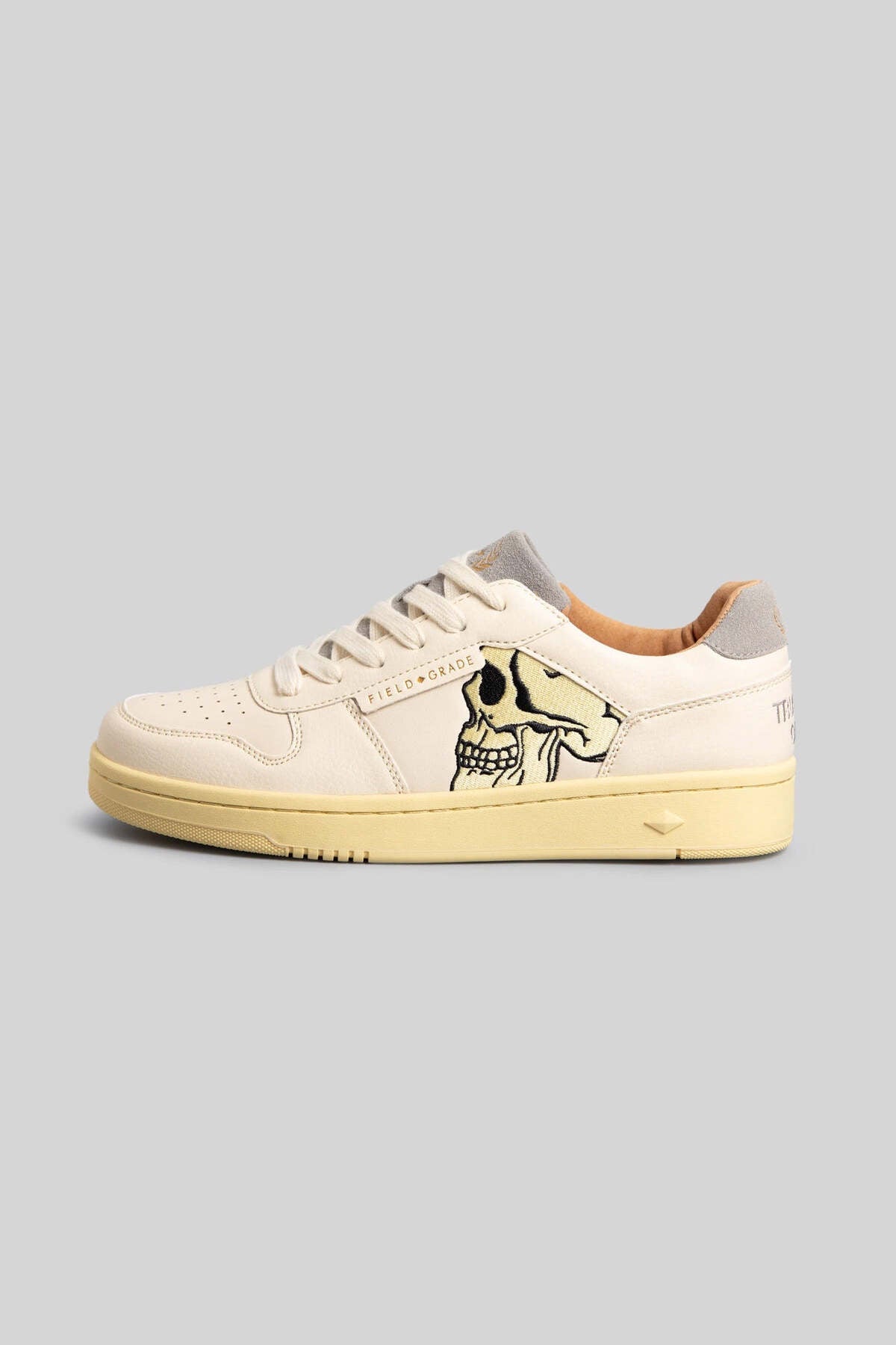 FG-1 LOW "TRUST NO ONE" - BONE/GREY