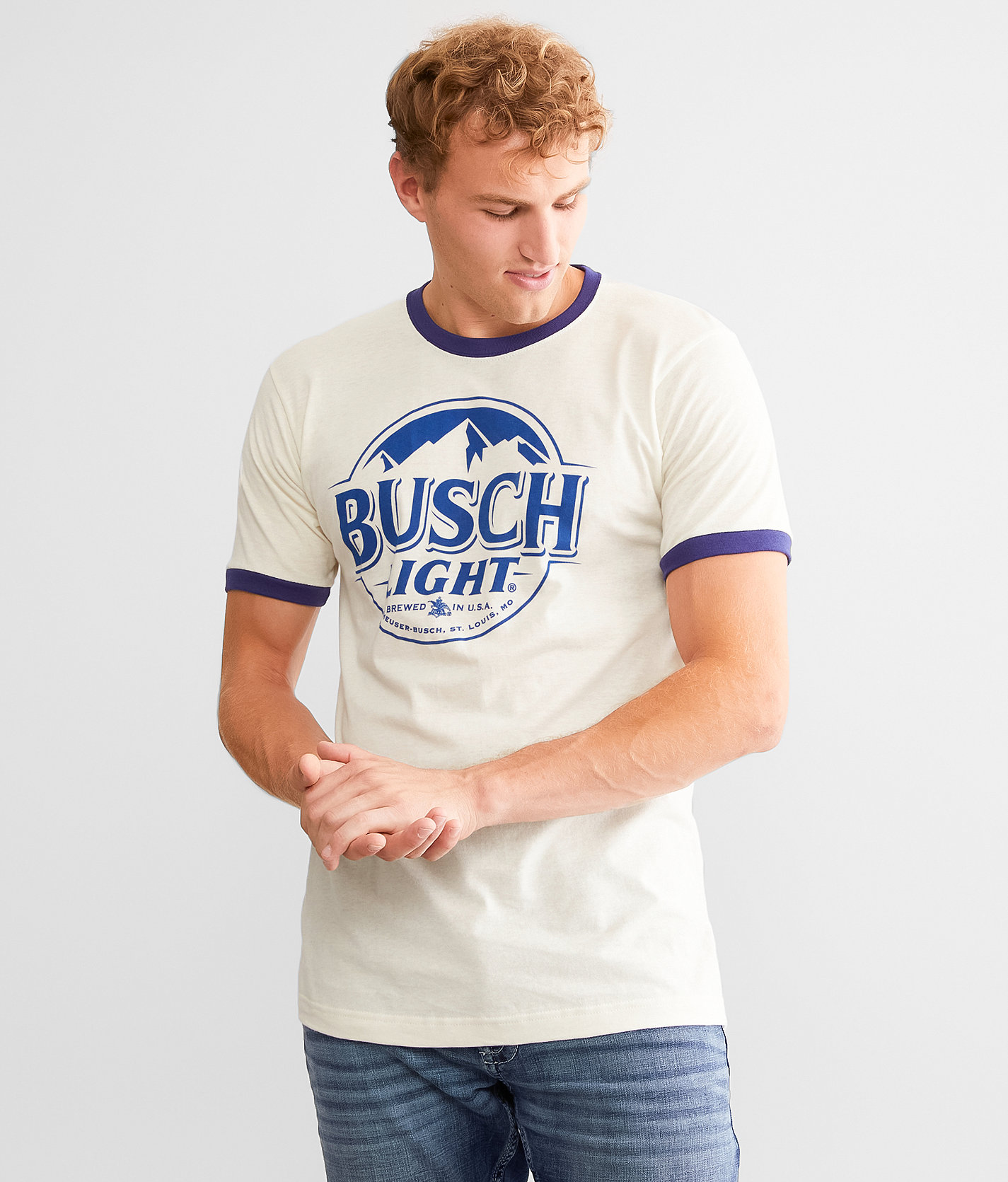 Brew City Busch Light® Tone T-Shirt - Men's T-Shirts in White