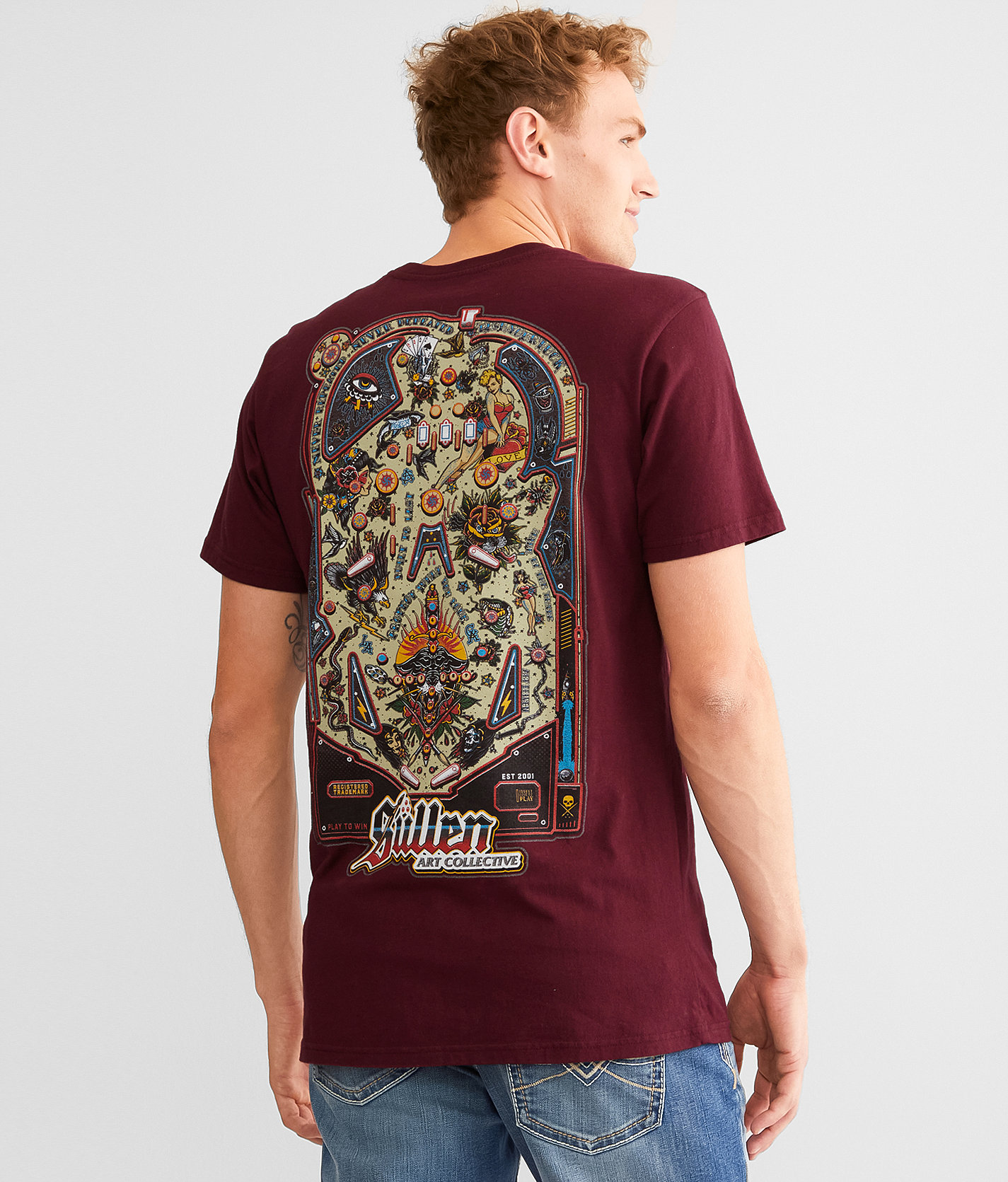 Sullen Play To Win T-Shirt - Men's T-Shirts in Tawny Port