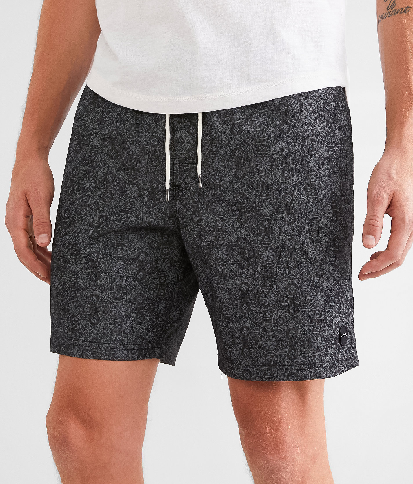 RVCA Escape Stretch Short - Men's Shorts in Washed Black