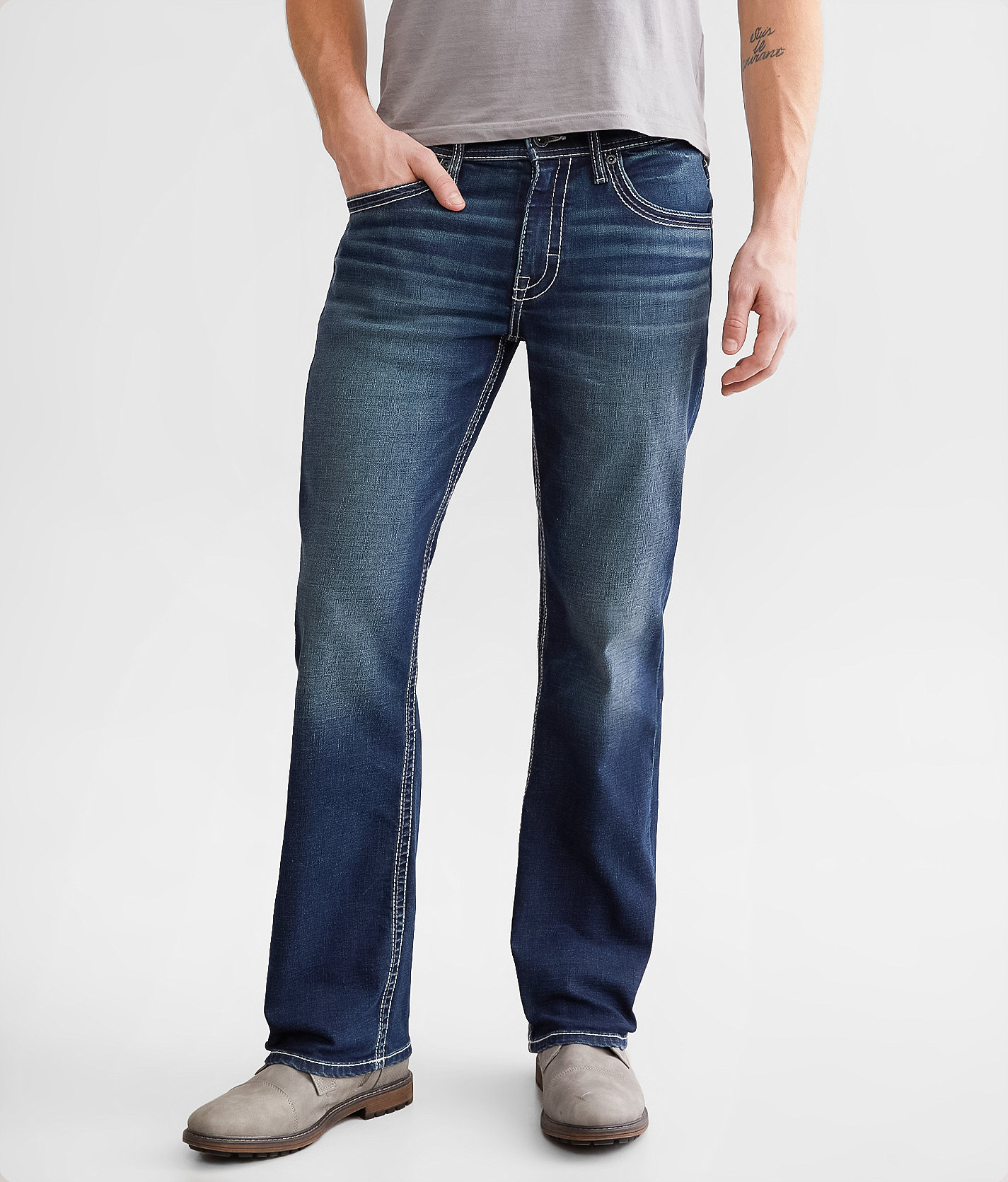 BKE Jake Boot Stretch Jean - Men's Jeans in Neopolitan