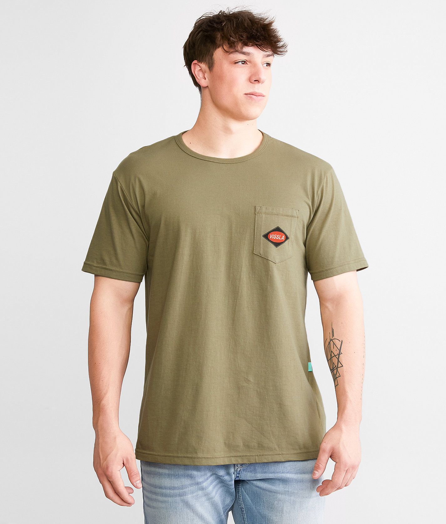 Vissla Roundhouse T-Shirt - Men's T-Shirts in Surplus