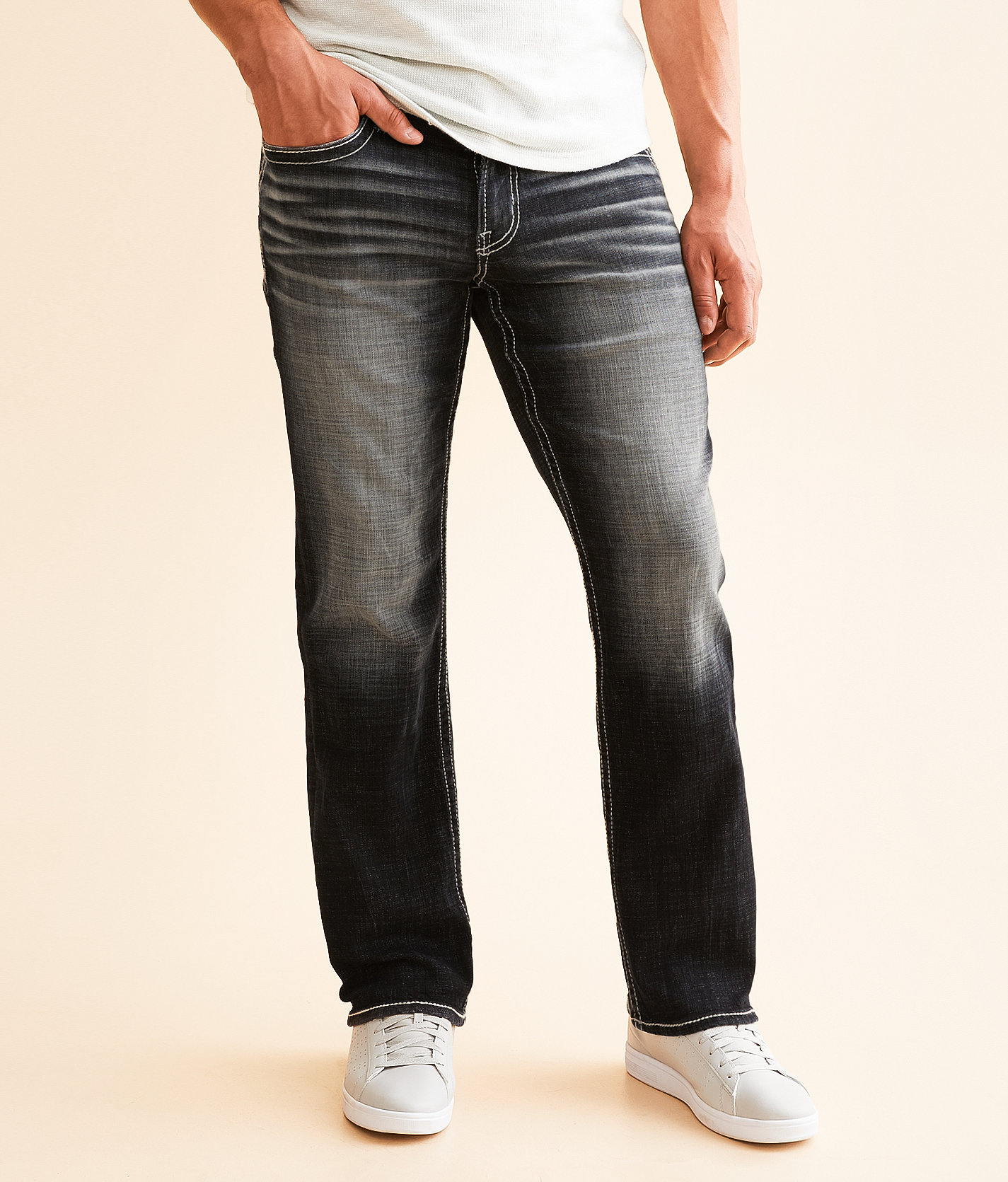 Salvage Anarchy Straight Stretch Jean - Men's Jeans in Churo Grande