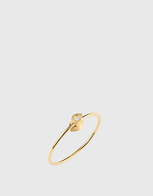 Orbit Fine Diamond Iris 14ct Yellow Gold Ring