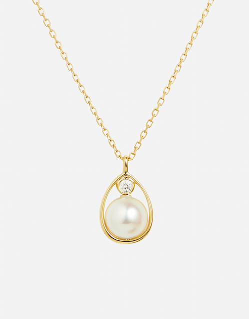 Morning Dew Purity 18ct Yellow Gold Necklace