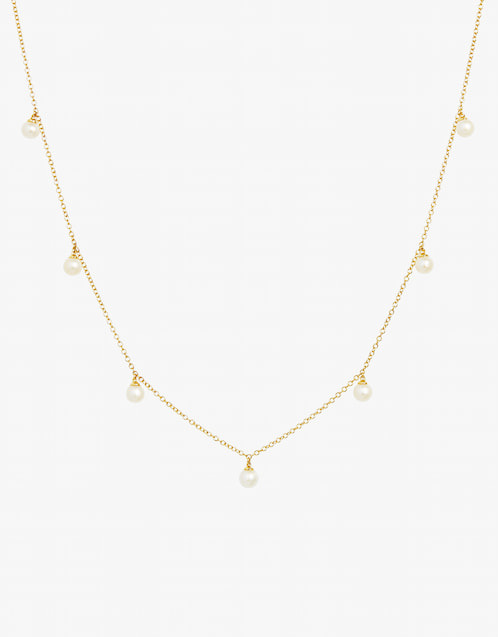 Morning Dew Mist 18ct Yellow Gold Necklace