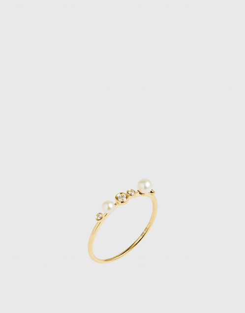 Morning Dew Monsoon 18ct Yellow Gold Ring