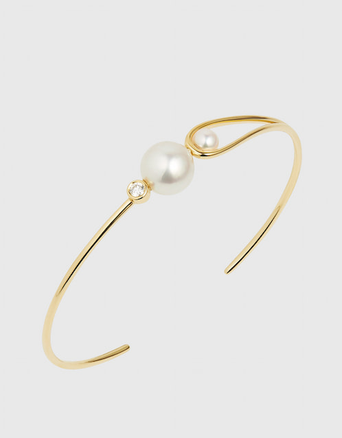 Morning Dew Essence 18ct Yellow Gold Bangle