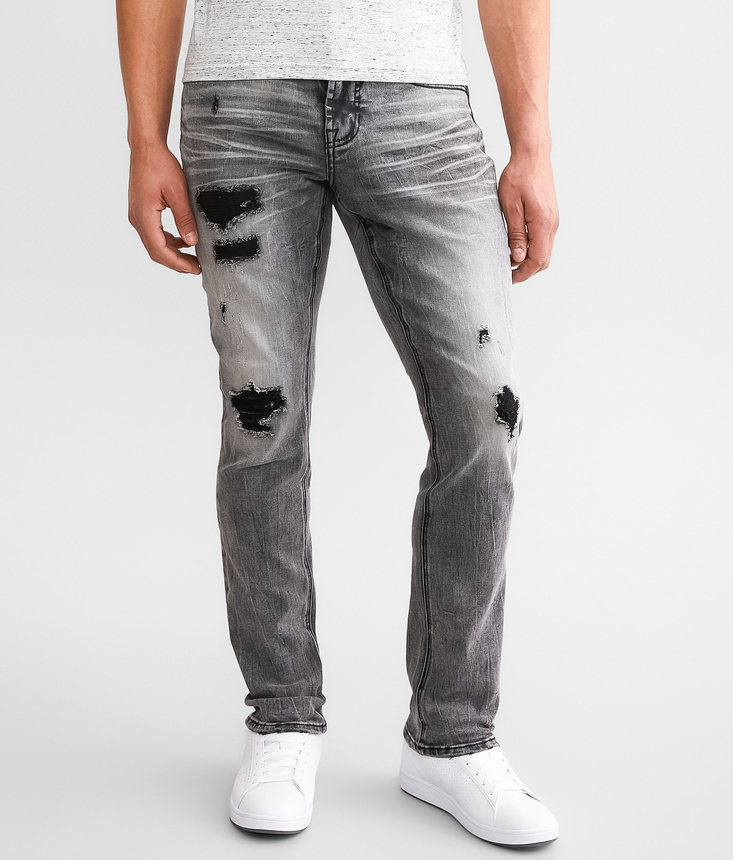 Departwest Seeker Taper Stretch Jean - Men's Jeans in Smokey Dome