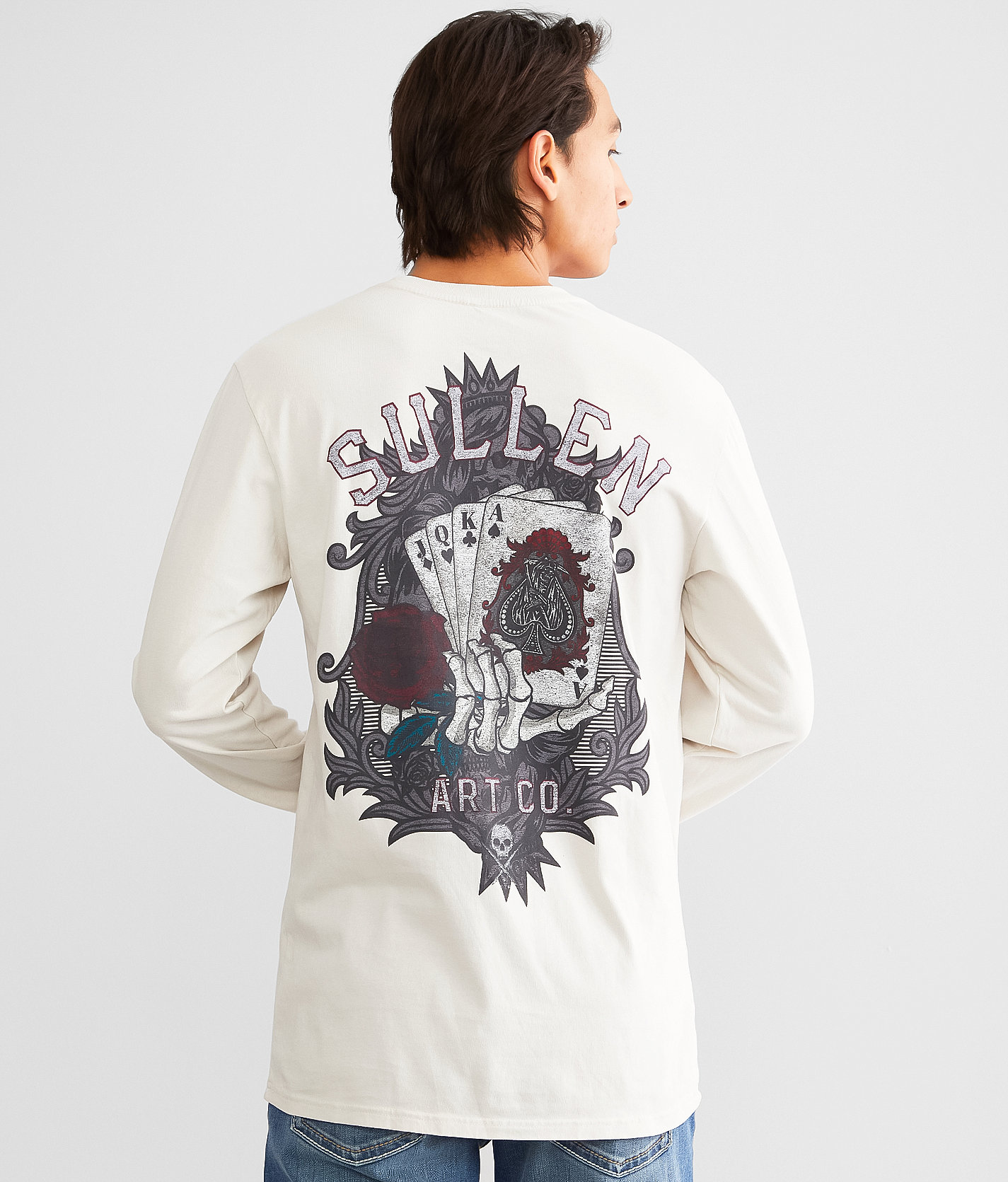 Sullen Ace Of Spades T-Shirt - Men's T-Shirts in Moonbeam