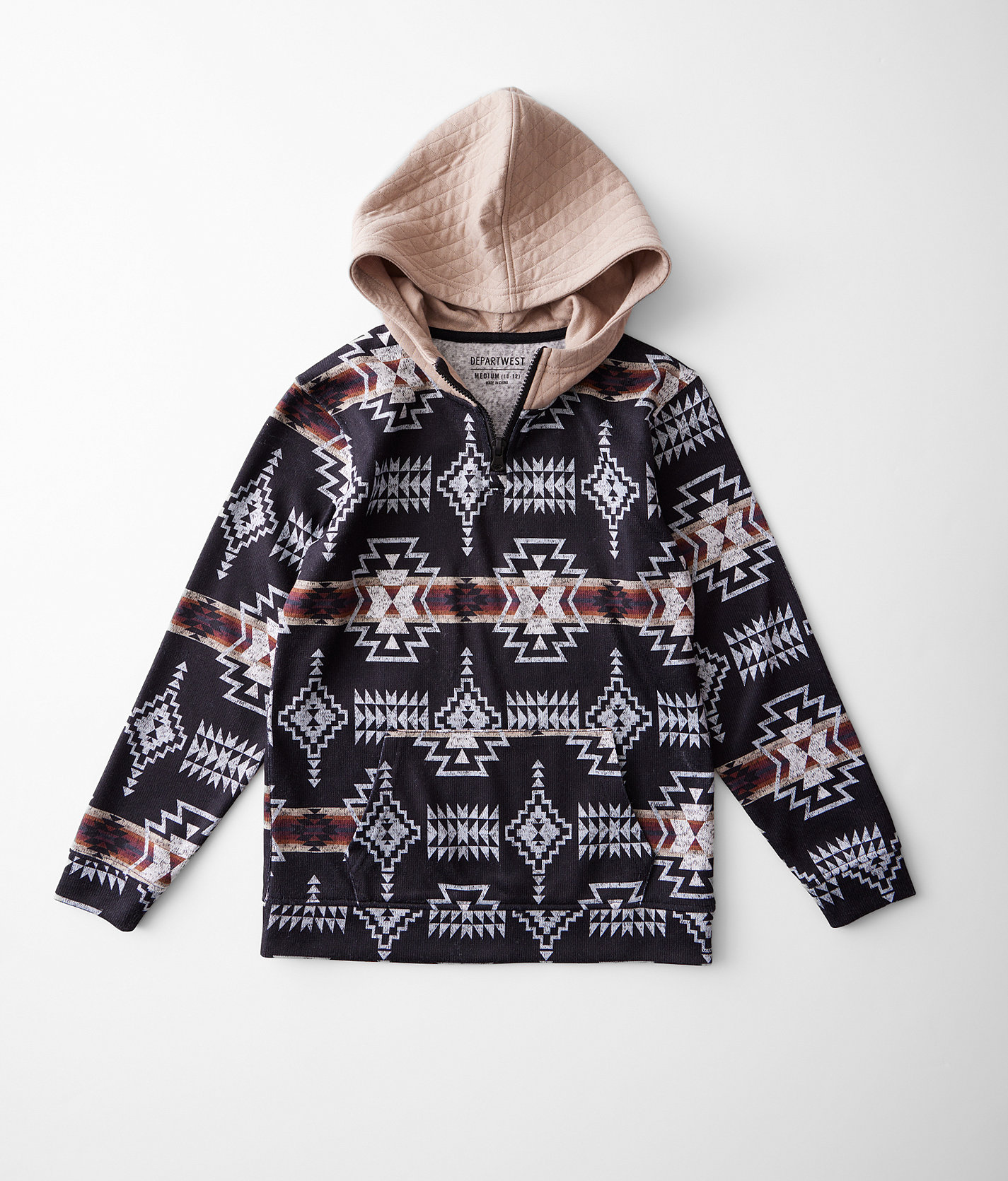 Boys - Departwest Southwestern Hoodie - Boy's Sweatshirts in Black