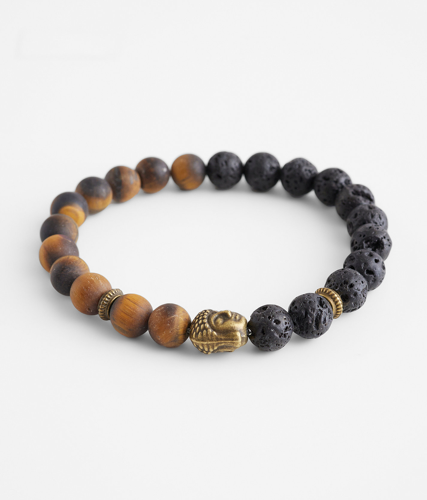 BKE Brown & Black Bead Bracelet - Men's Jewelry in Black Brown