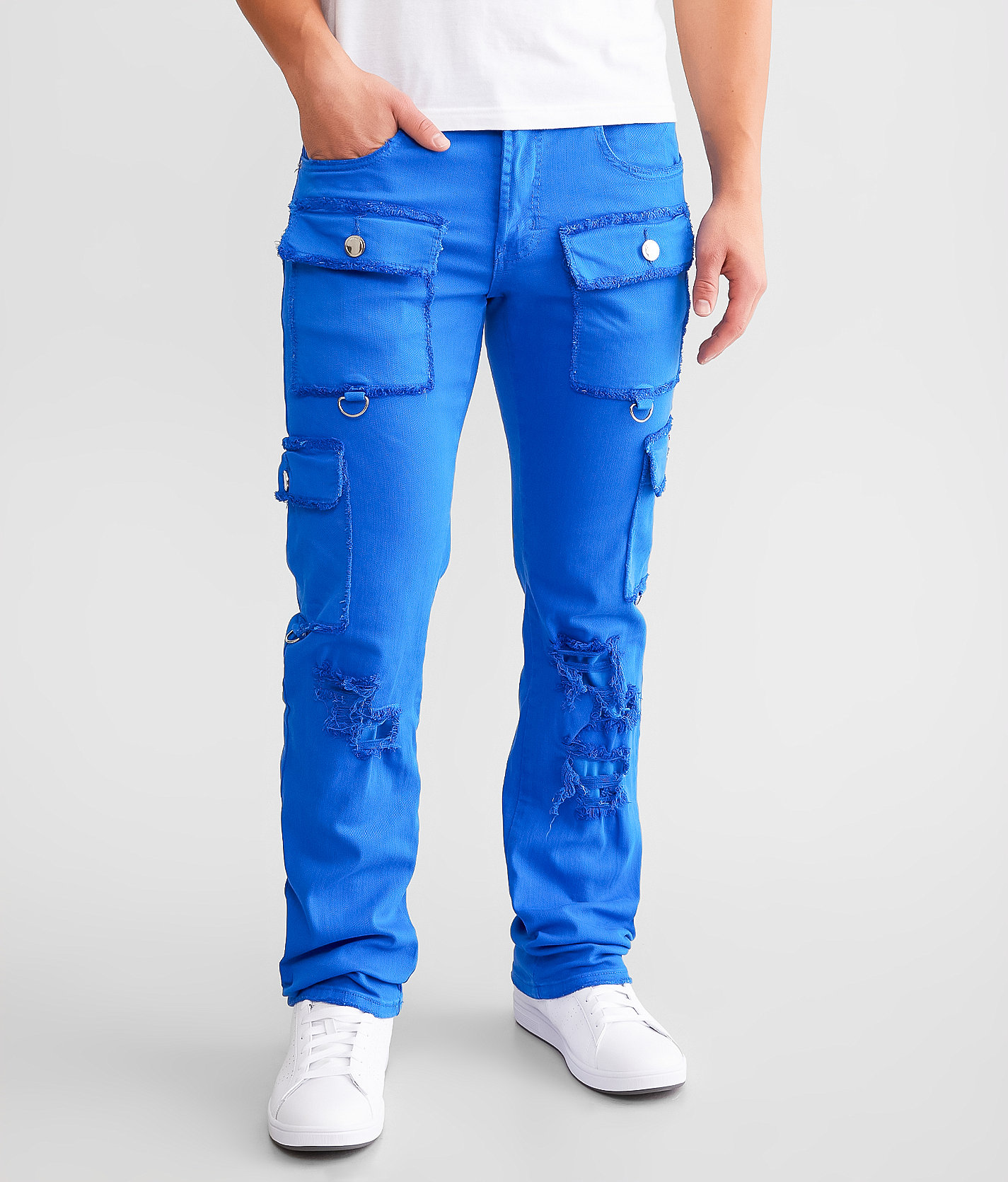 PREME Stacked Stretch Jean - Men's Jeans in Royal