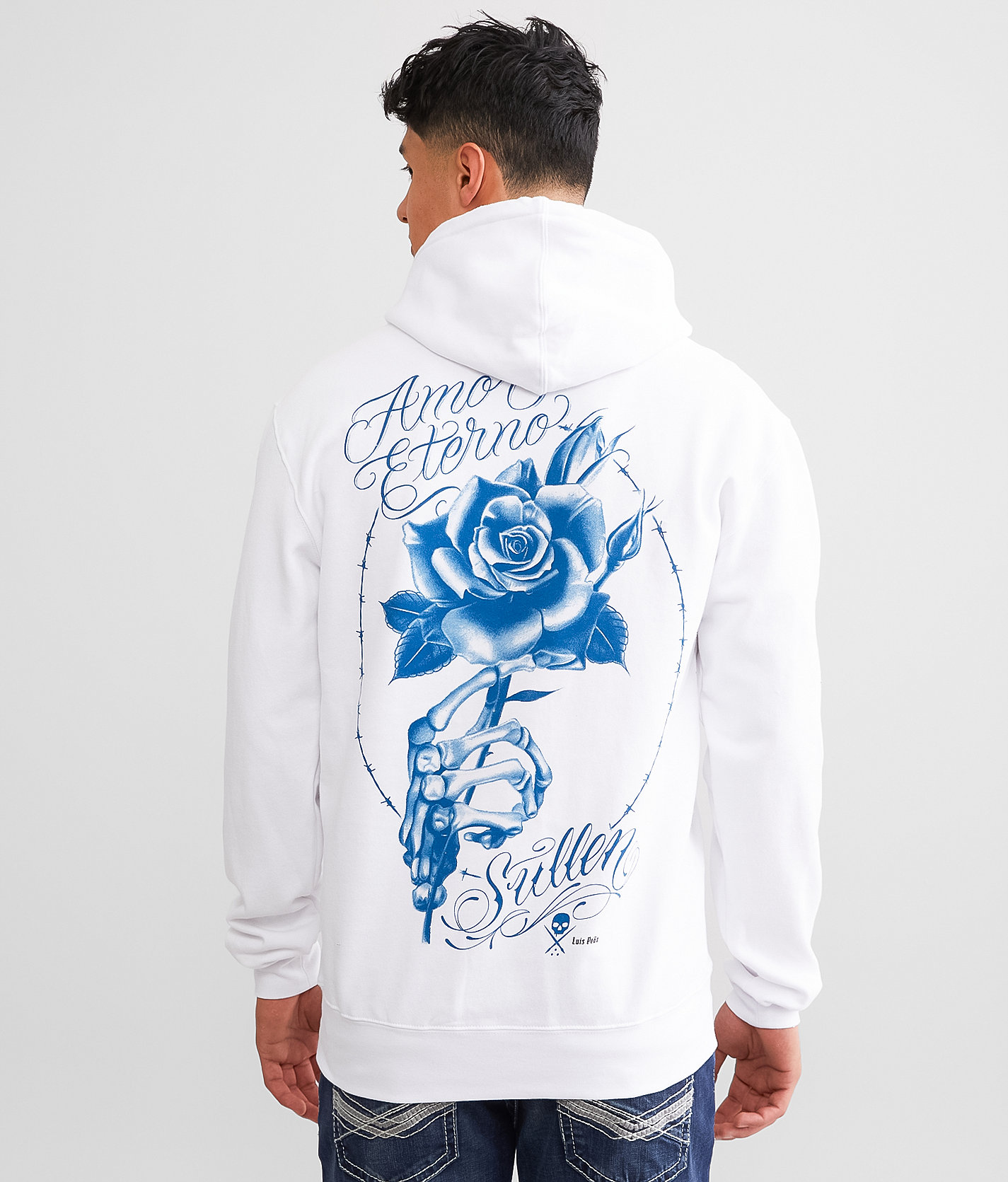 Sullen Amor Eterno Hooded Sweatshirt - Men's Sweatshirts in White