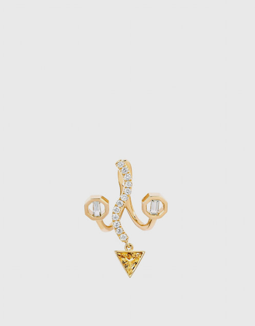 Premiere Octavia 18ct Yellow Gold Ear Jacket