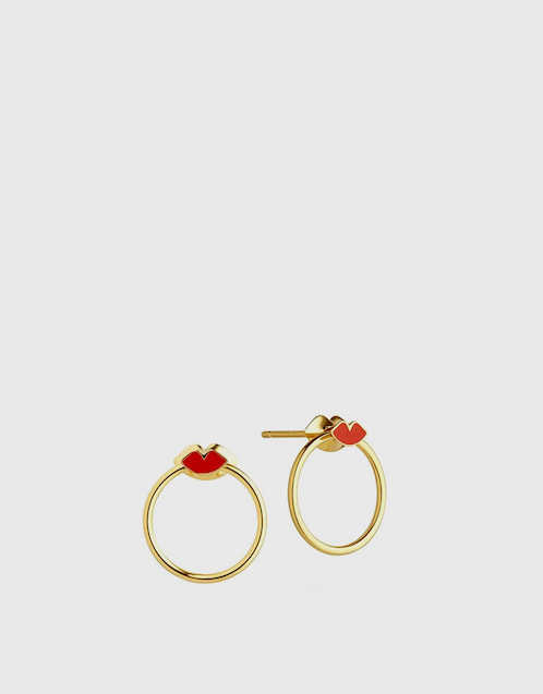 Orbit Infinity Lips Earrings