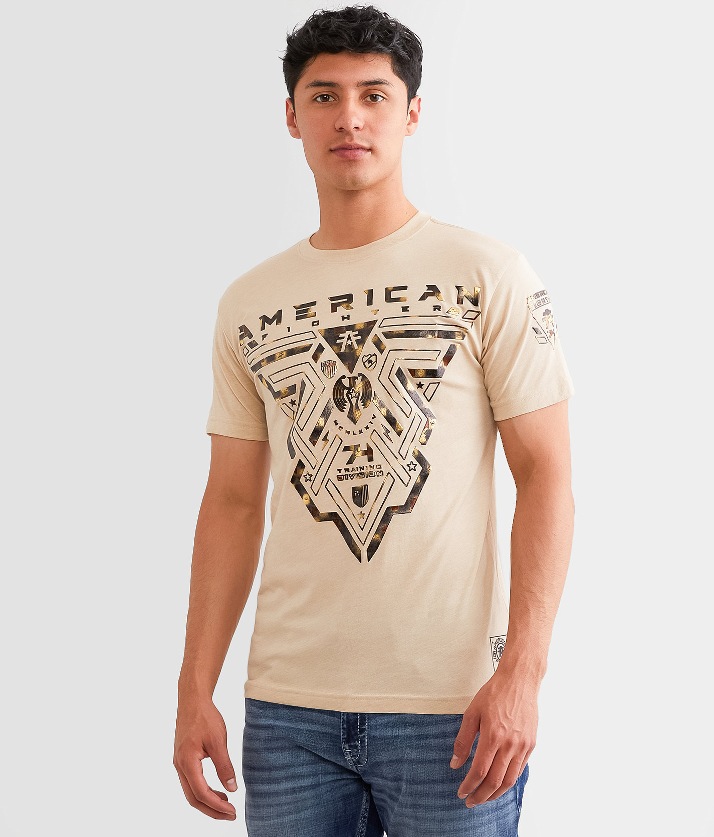 American Fighter Midnight T-Shirt - Men's T-Shirts in Sand