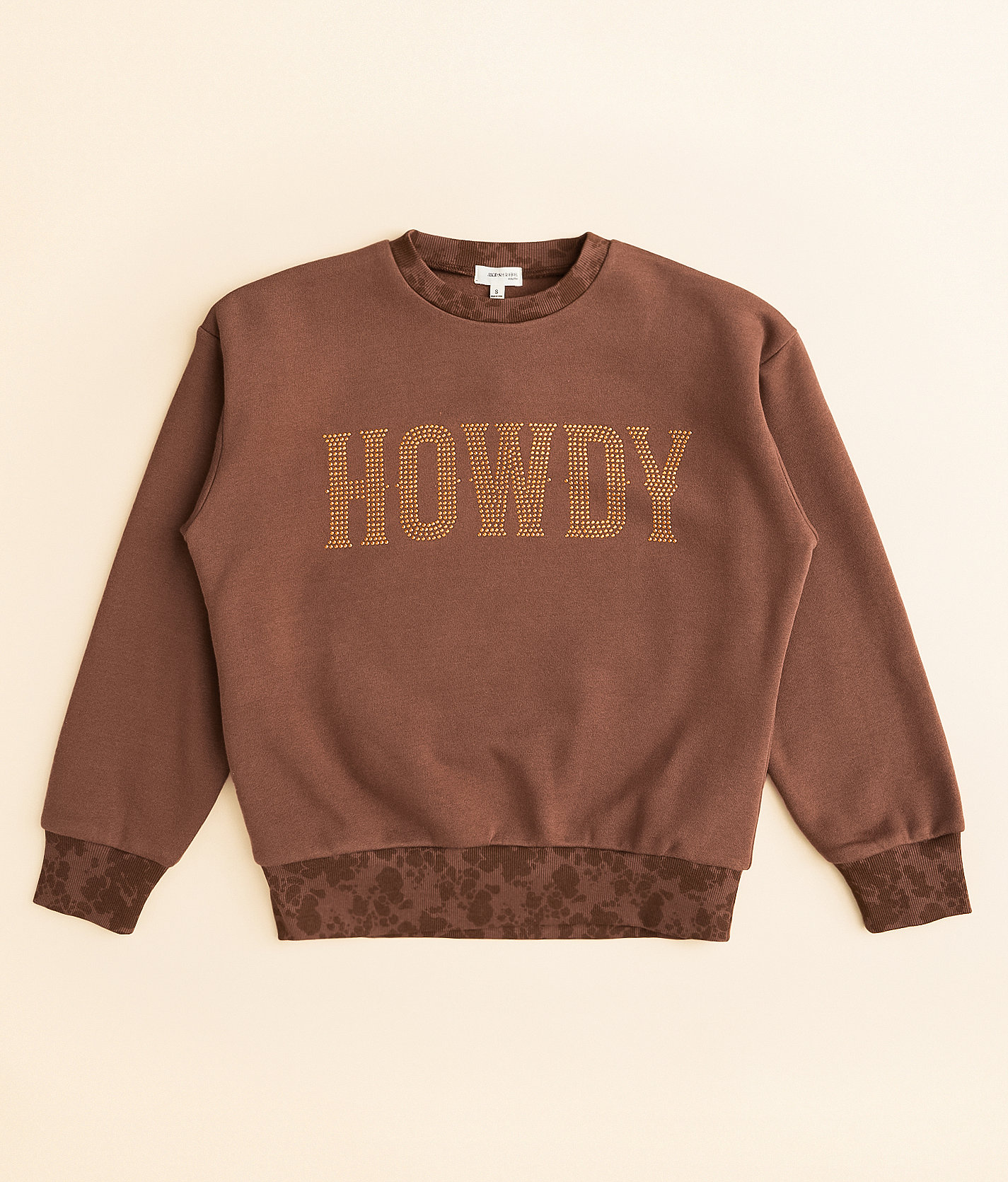 Girls - Modish Rebel Howdy Pullover - Girl's Sweatshirts in Root Beer