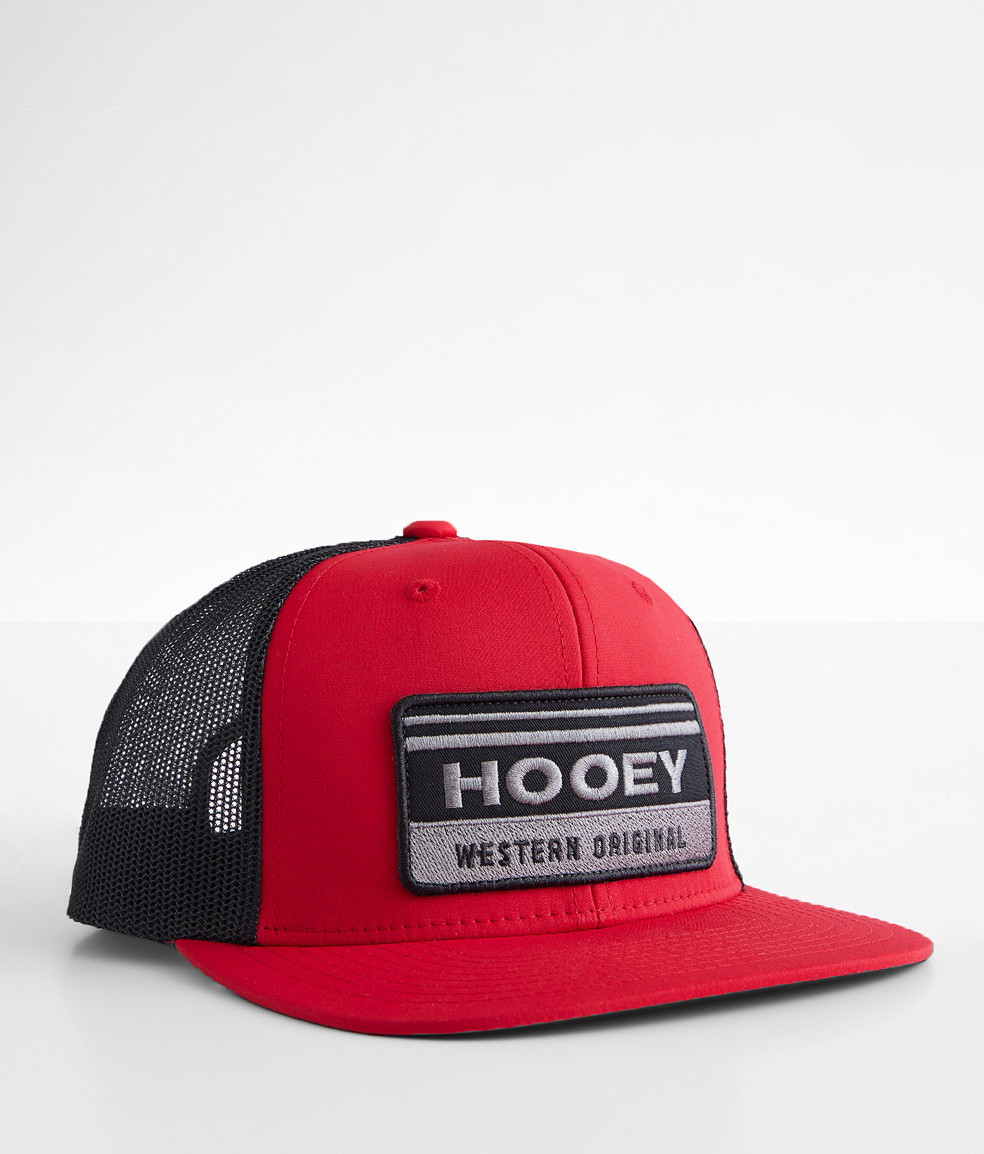 Hooey Horizon Trucker Hat - Men's Hats in Red Black