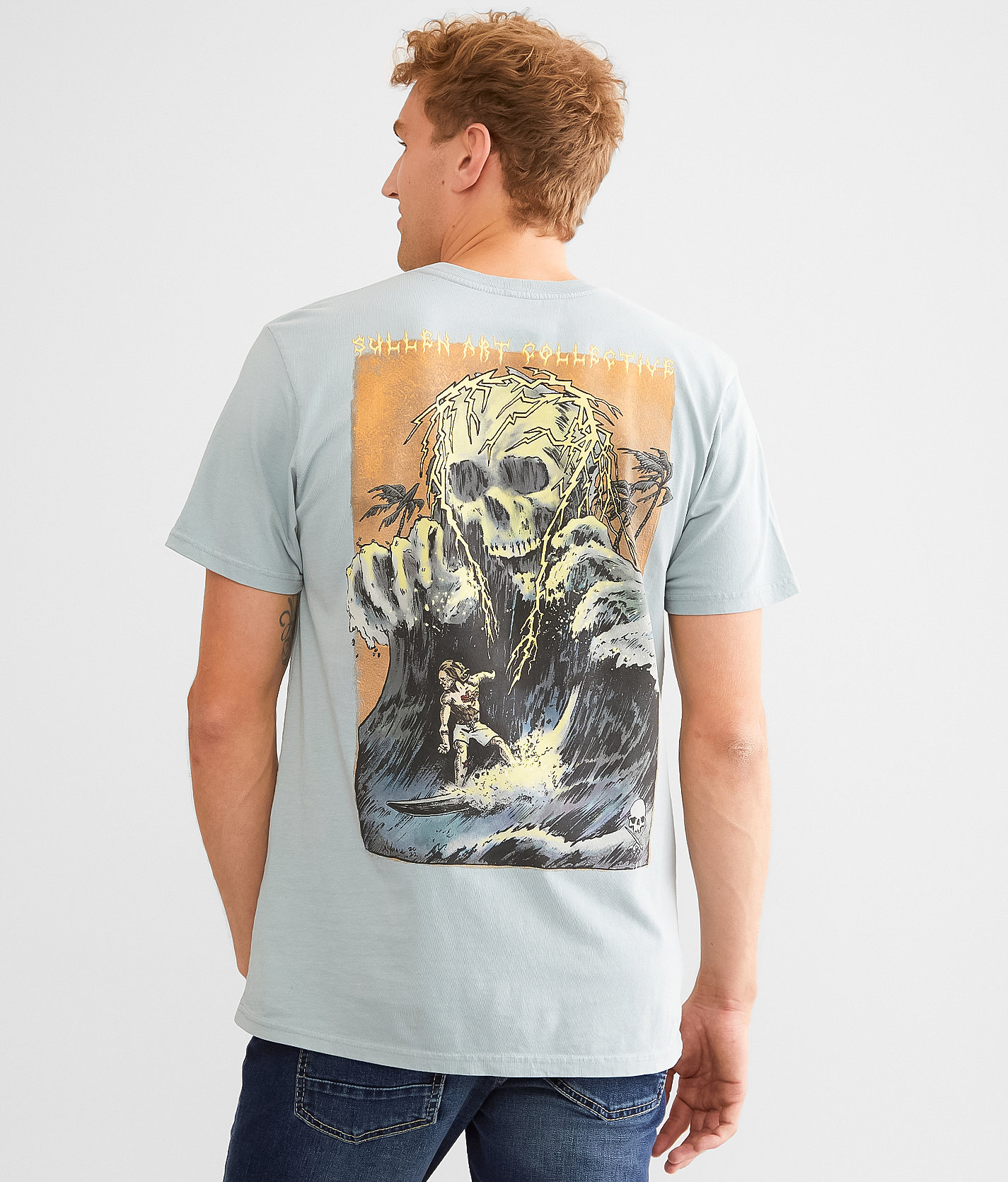Sullen Death Swell T-Shirt - Men's T-Shirts in Slate Blue
