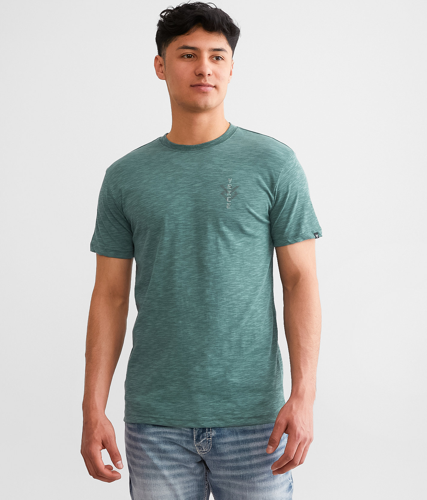 Veece Tempest T-Shirt - Men's T-Shirts in Silver Pine Scarab