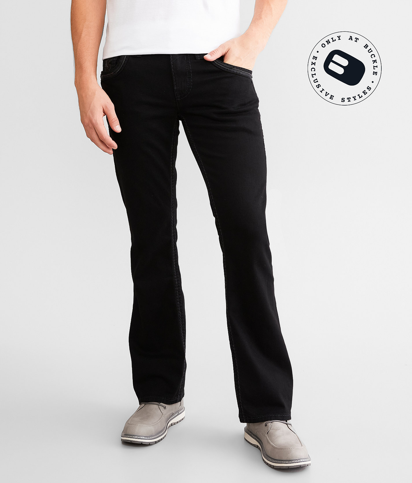 Rock Revival Jadyn Slim Boot Stretch Jean - Men's Jeans in Jadyn SB201