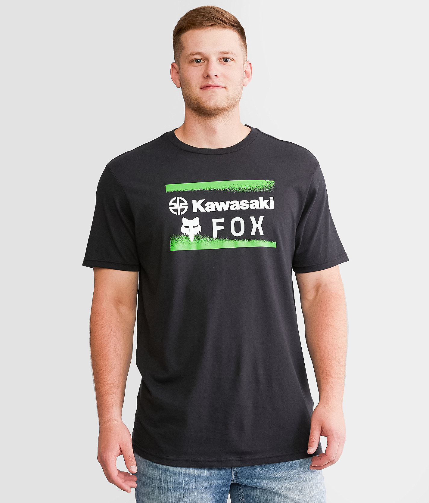 Fox Kawasaki Premium T-Shirt - Men's T-Shirts in Black