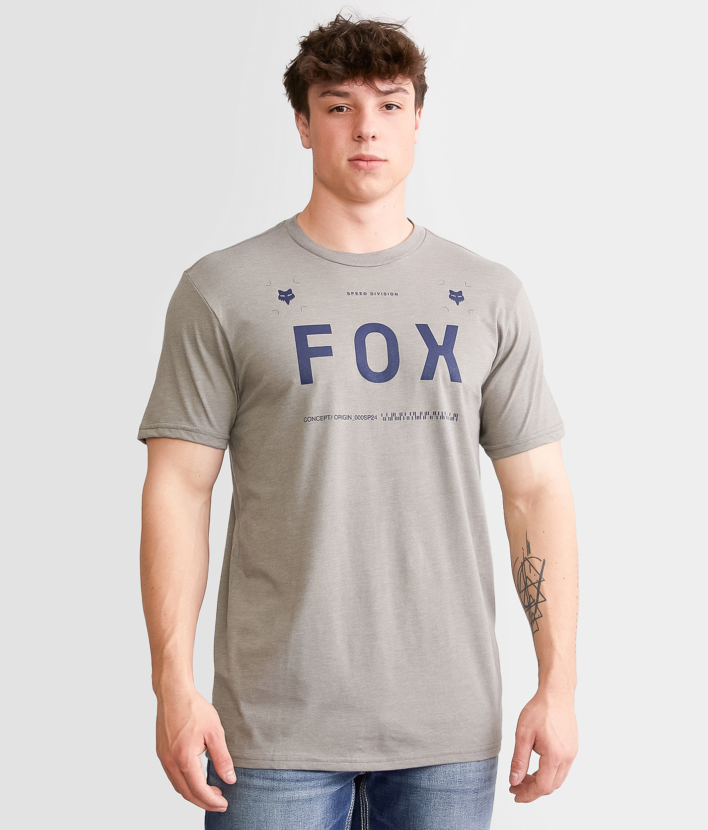 Fox Aviation Premium T-Shirt - Men's T-Shirts in Heather Graphite