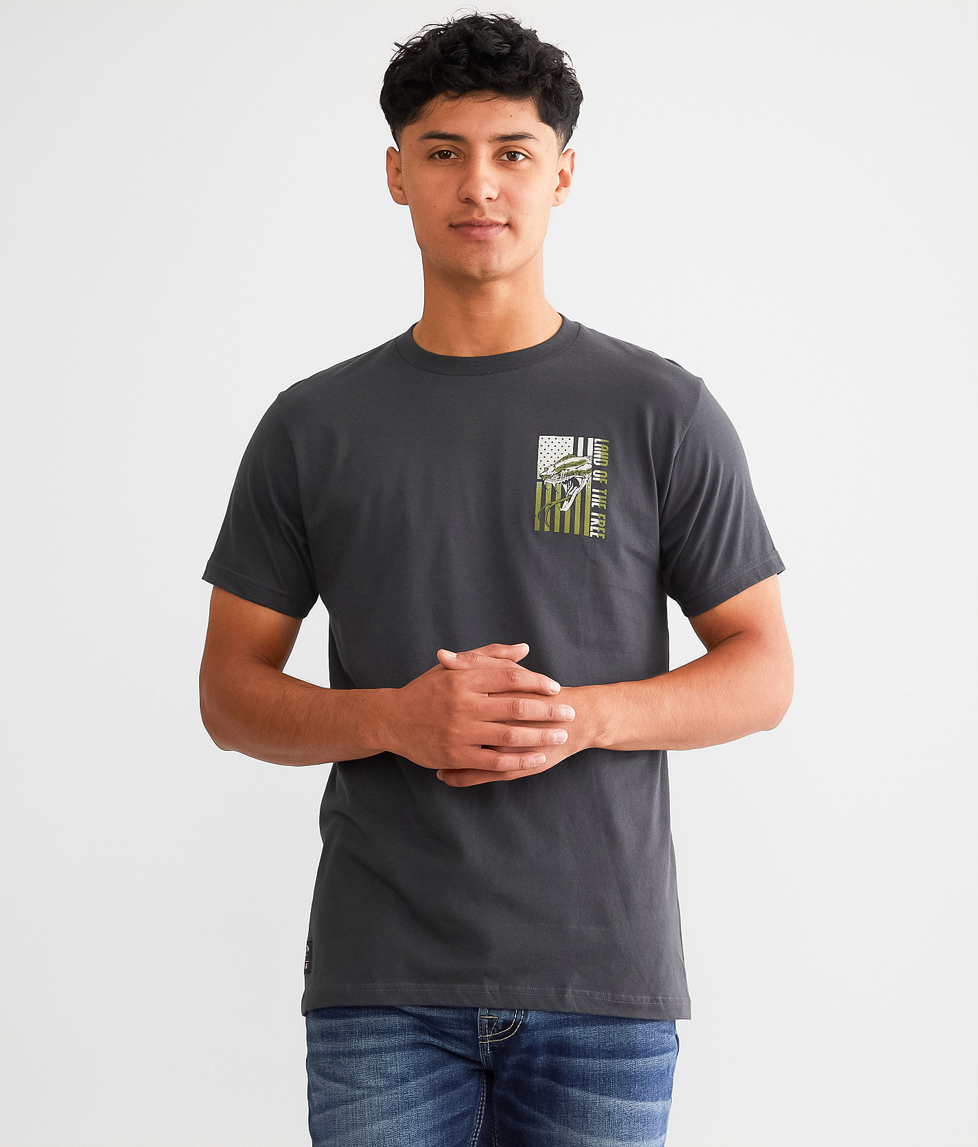 Howitzer Because Of The Brave T-Shirt - Men's T-Shirts in Vintage Black
