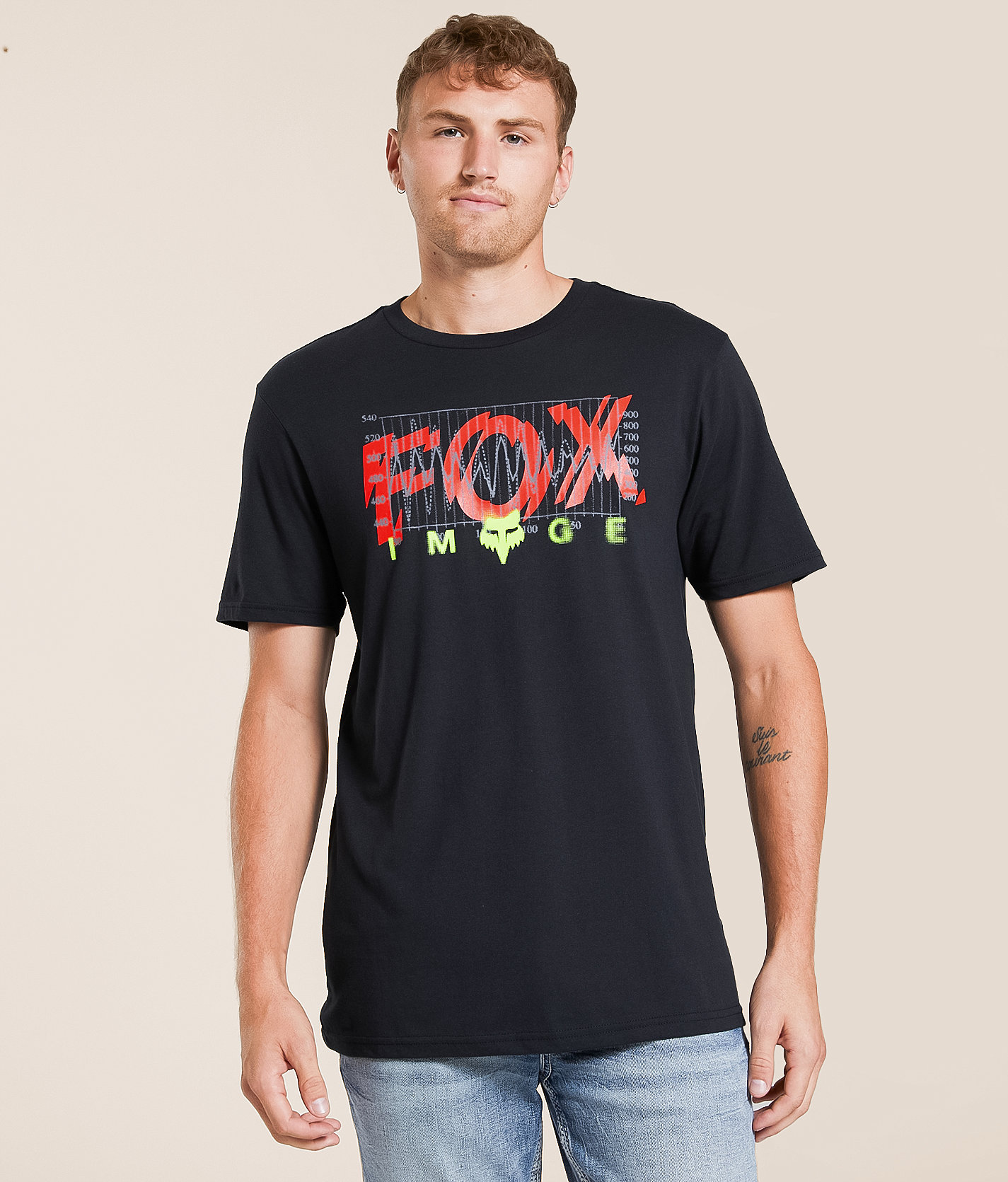 Fox Energy T-Shirt - Men's T-Shirts in Black