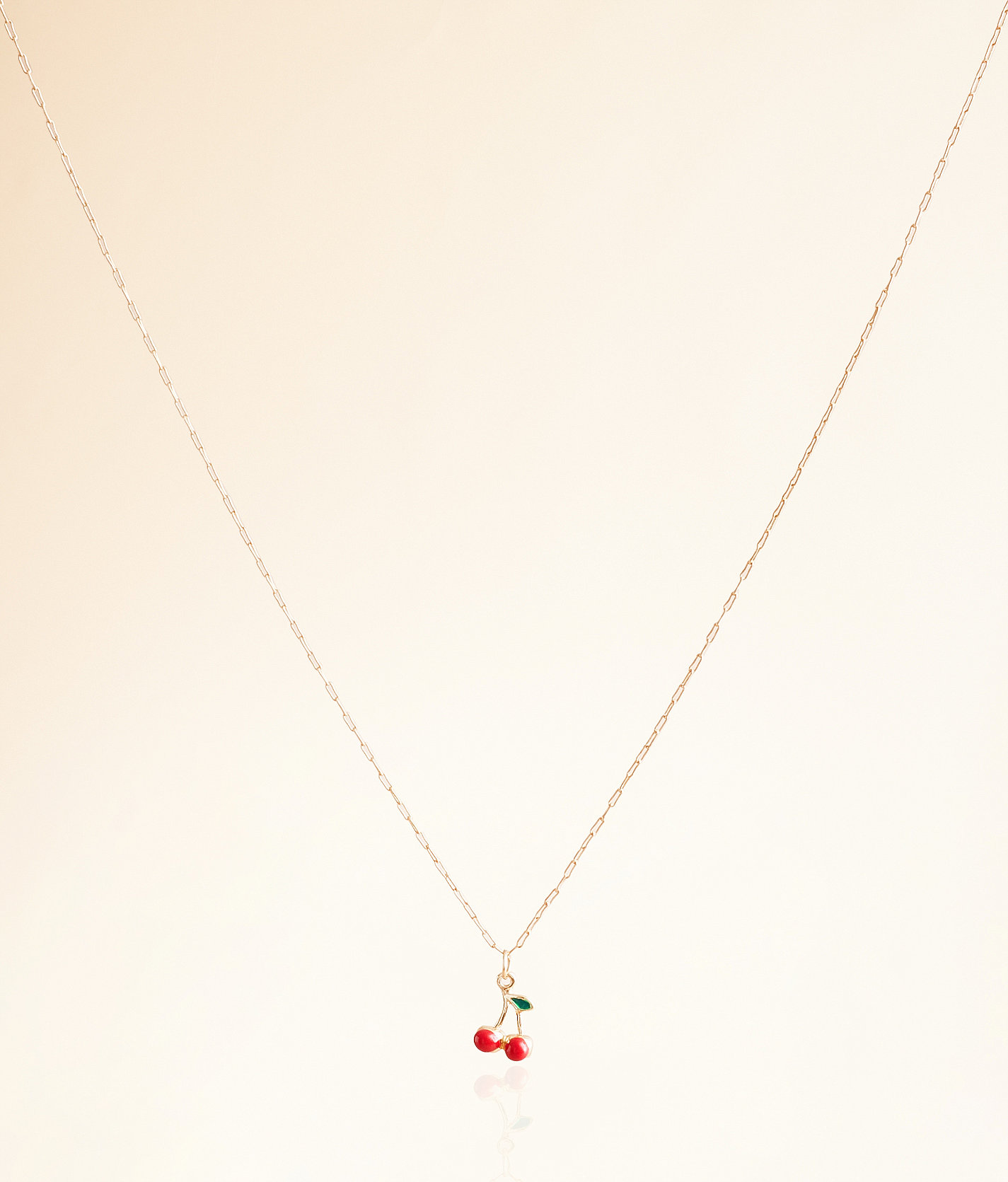 boutique by BKE Cherry Necklace - Women's Jewelry in Gold