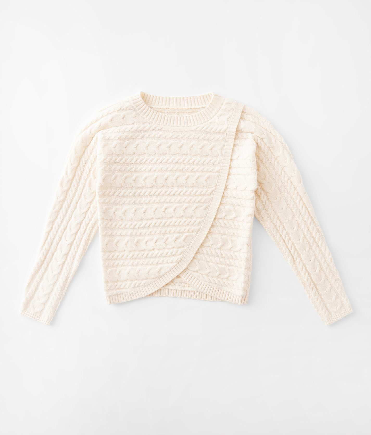 Girls - Willow & Root Tulip Sweater - Girl's Sweaters in Cream