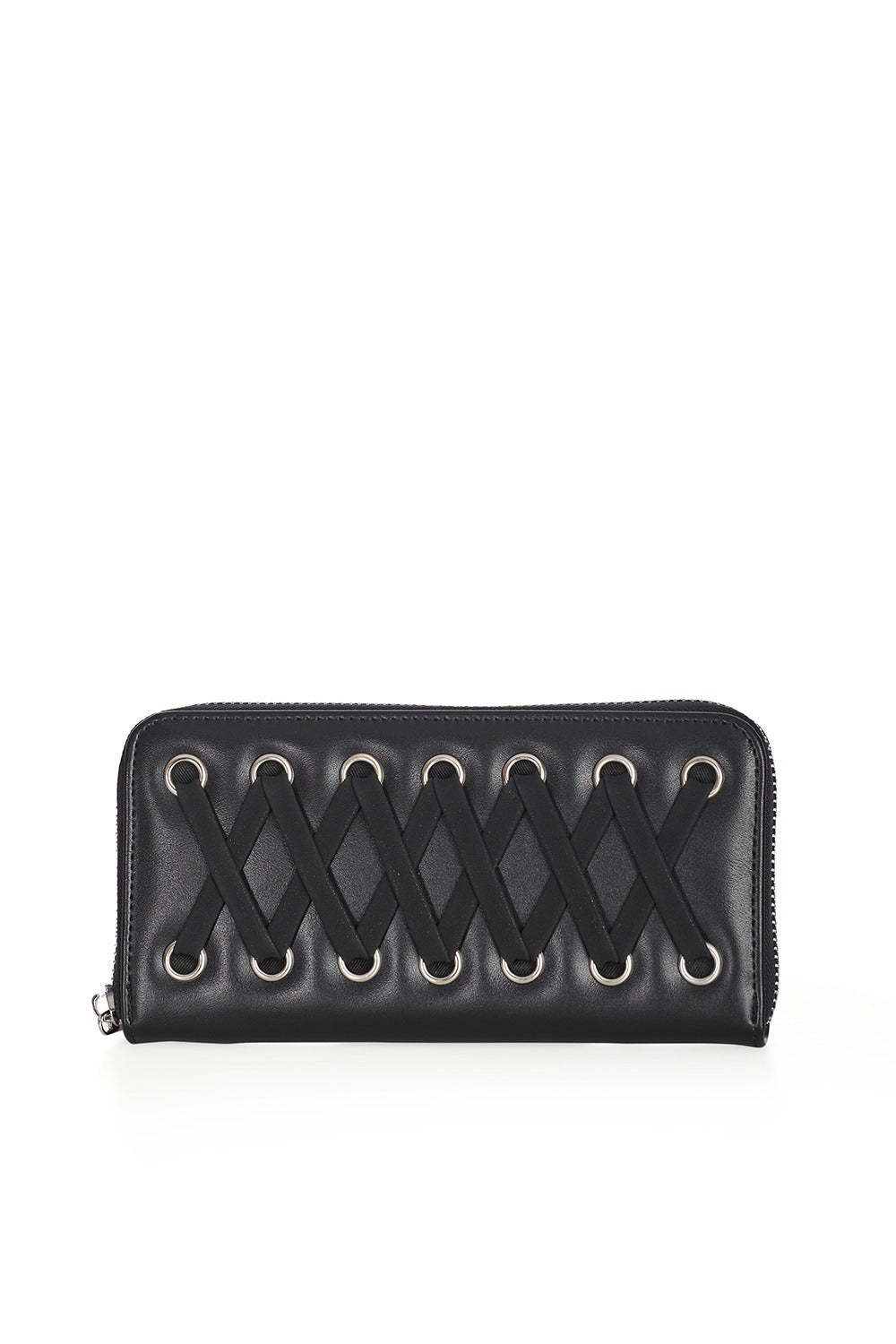 Emo Lace-Up Eyelet Wallet