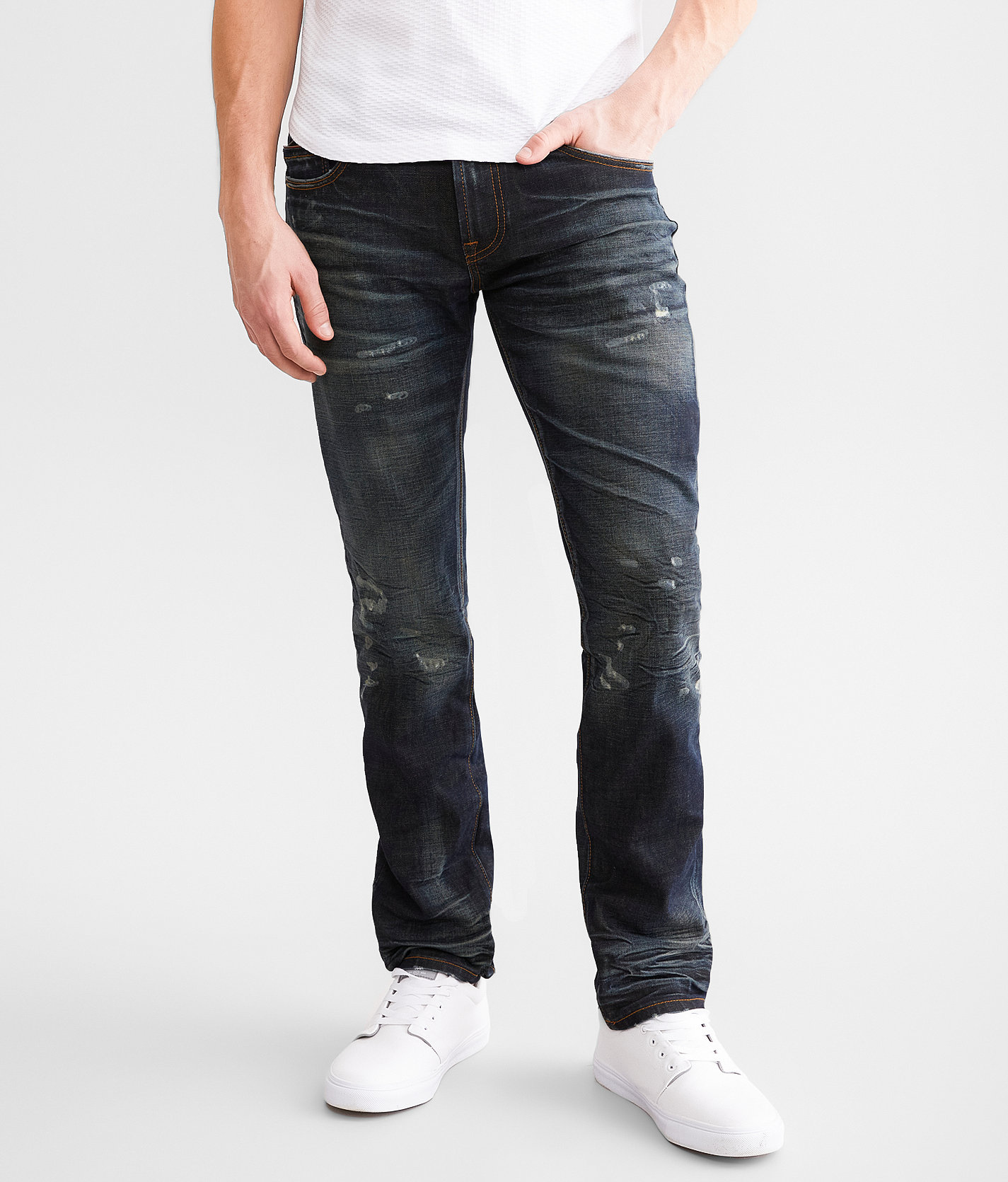 Cult of Individuality Rocker Slim Straight Stretch Jean - Men's Jeans in Lennox