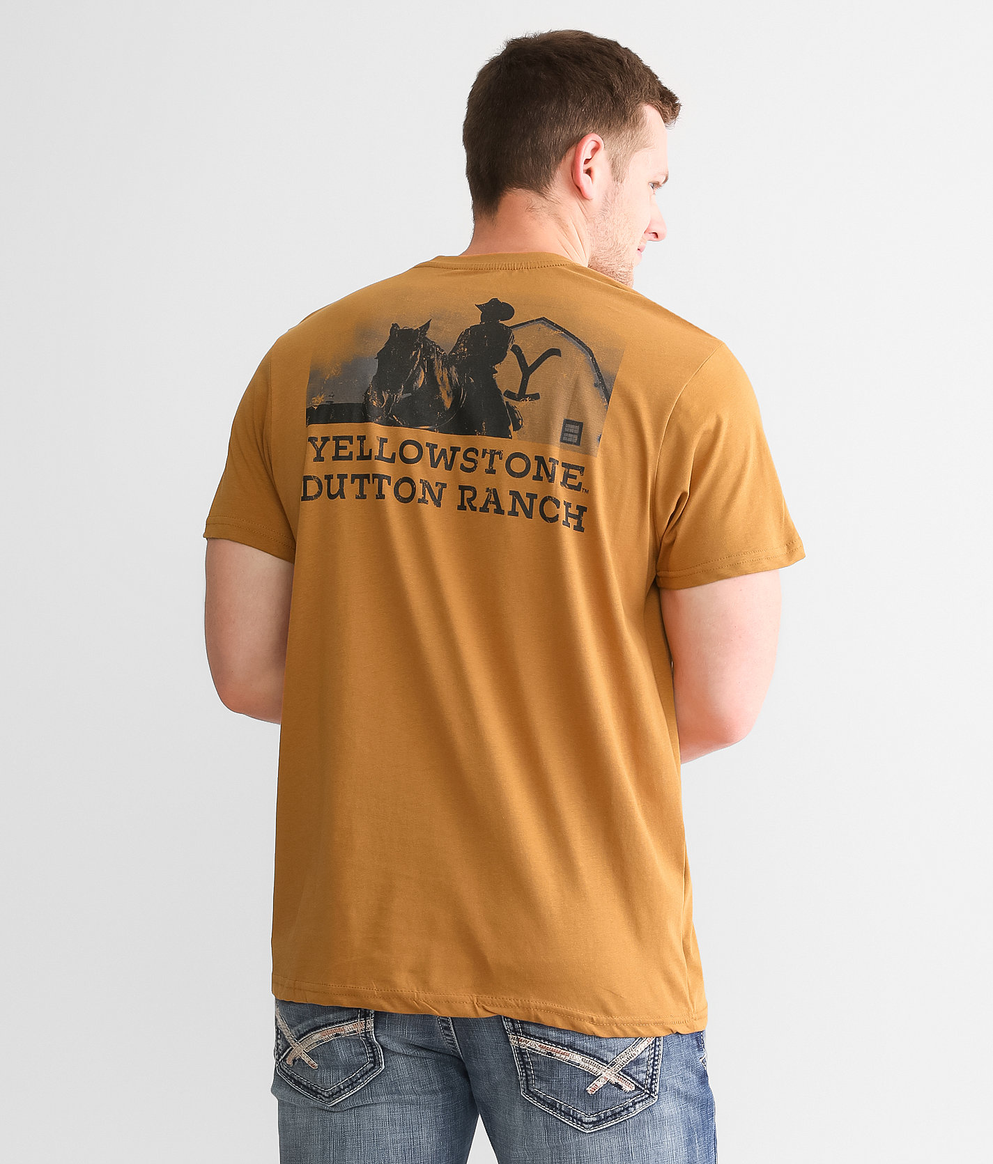 Yellowstone™ Dutton Ranch T-Shirt - Men's T-Shirts in Cathe Spice