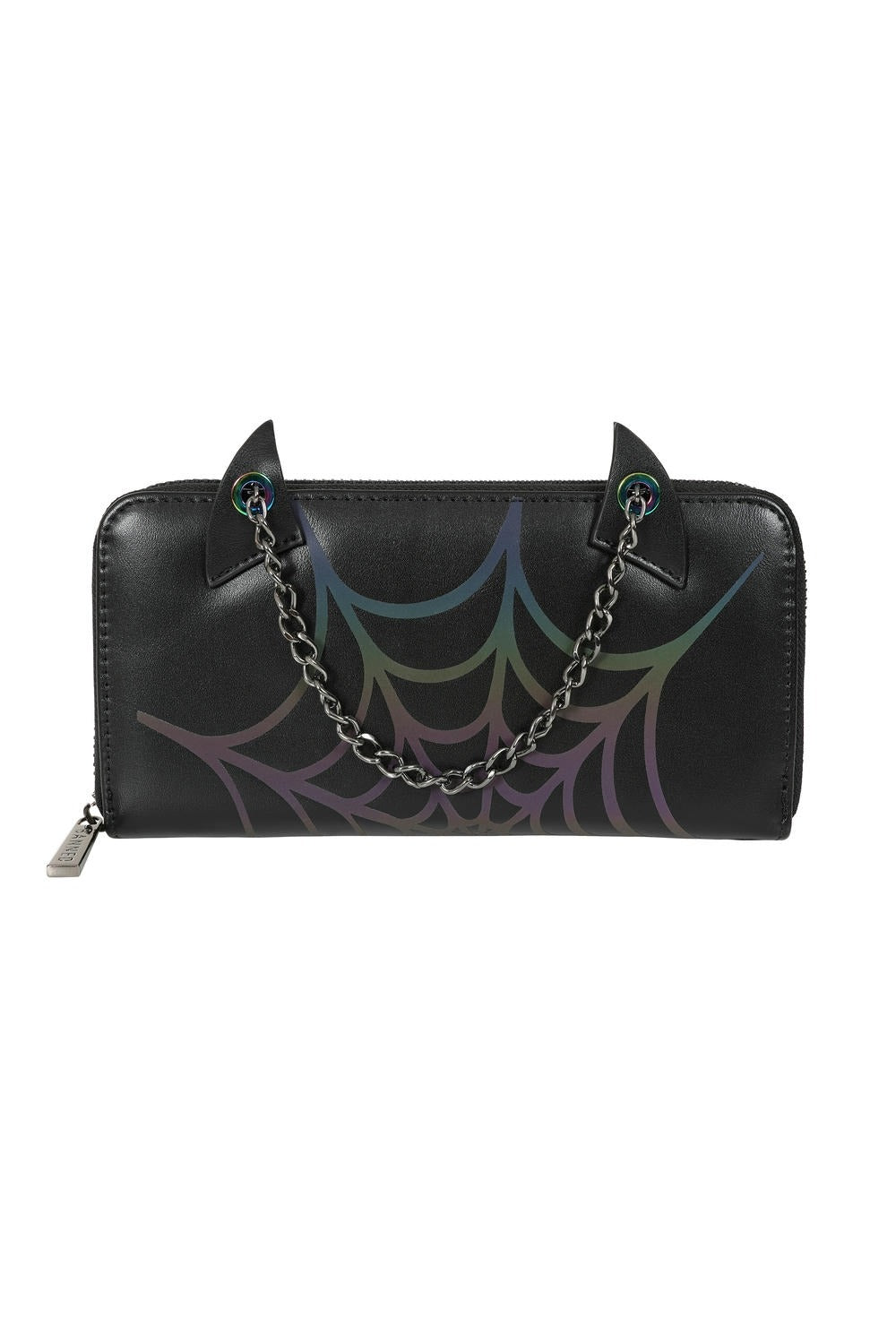 Dark Rainbow Spider Bat Wallet