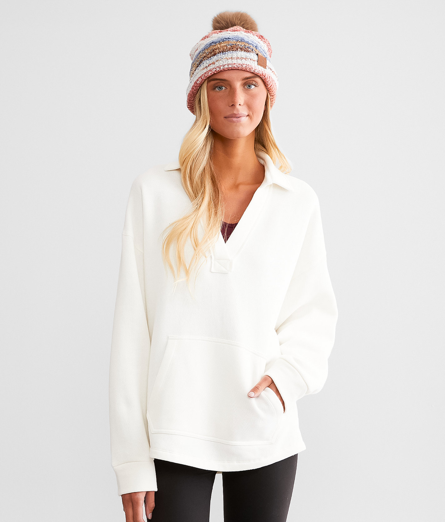 White Crow Holly Pullover - Women's Sweatshirts in Sandstone