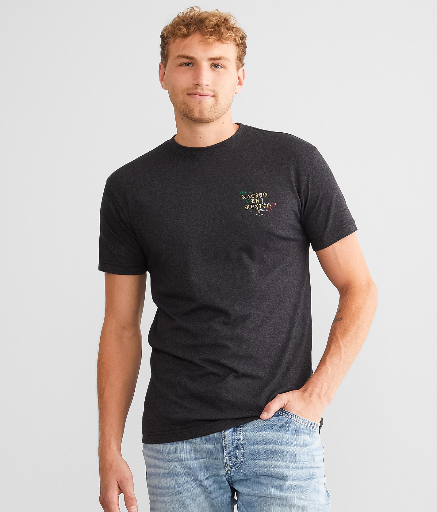 Freedom Ranch Nacido En Mexico T-Shirt - Men's T-Shirts in Black Mass