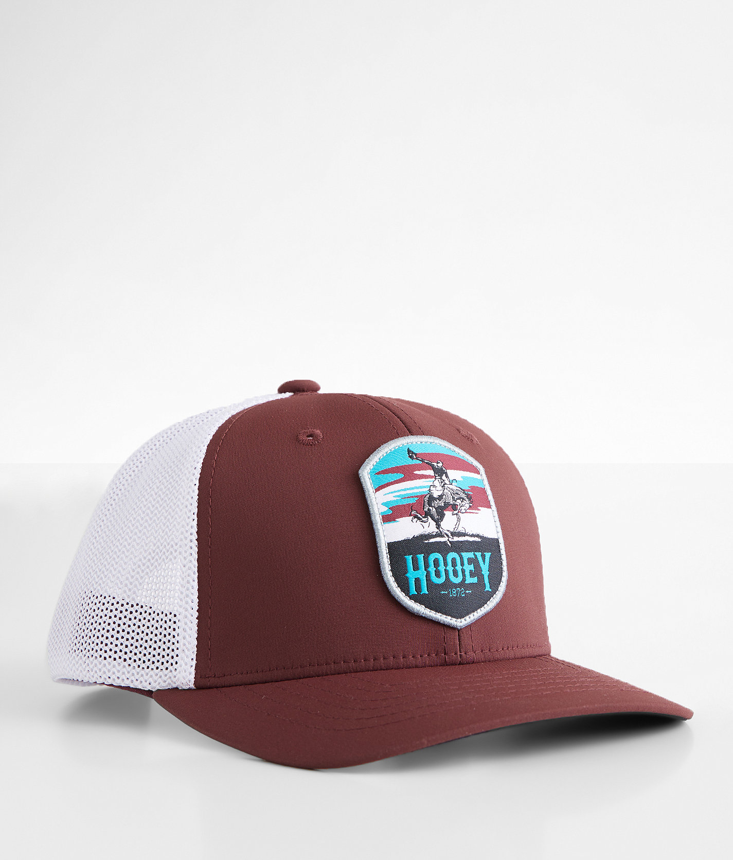 Boys - Hooey Cheyenne Trucker Hat - Boy's Hats in Maroon White