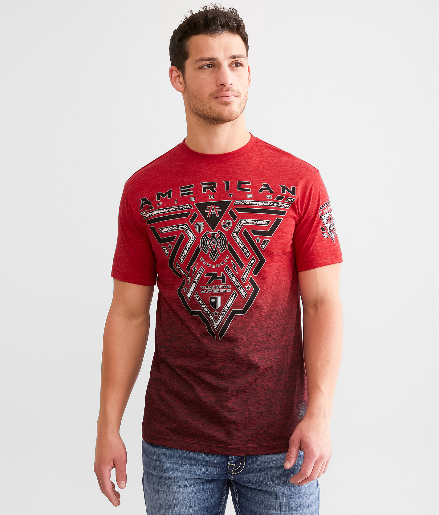 American Fighter Midnight T-Shirt - Men's T-Shirts in Cherry Dk Cherry