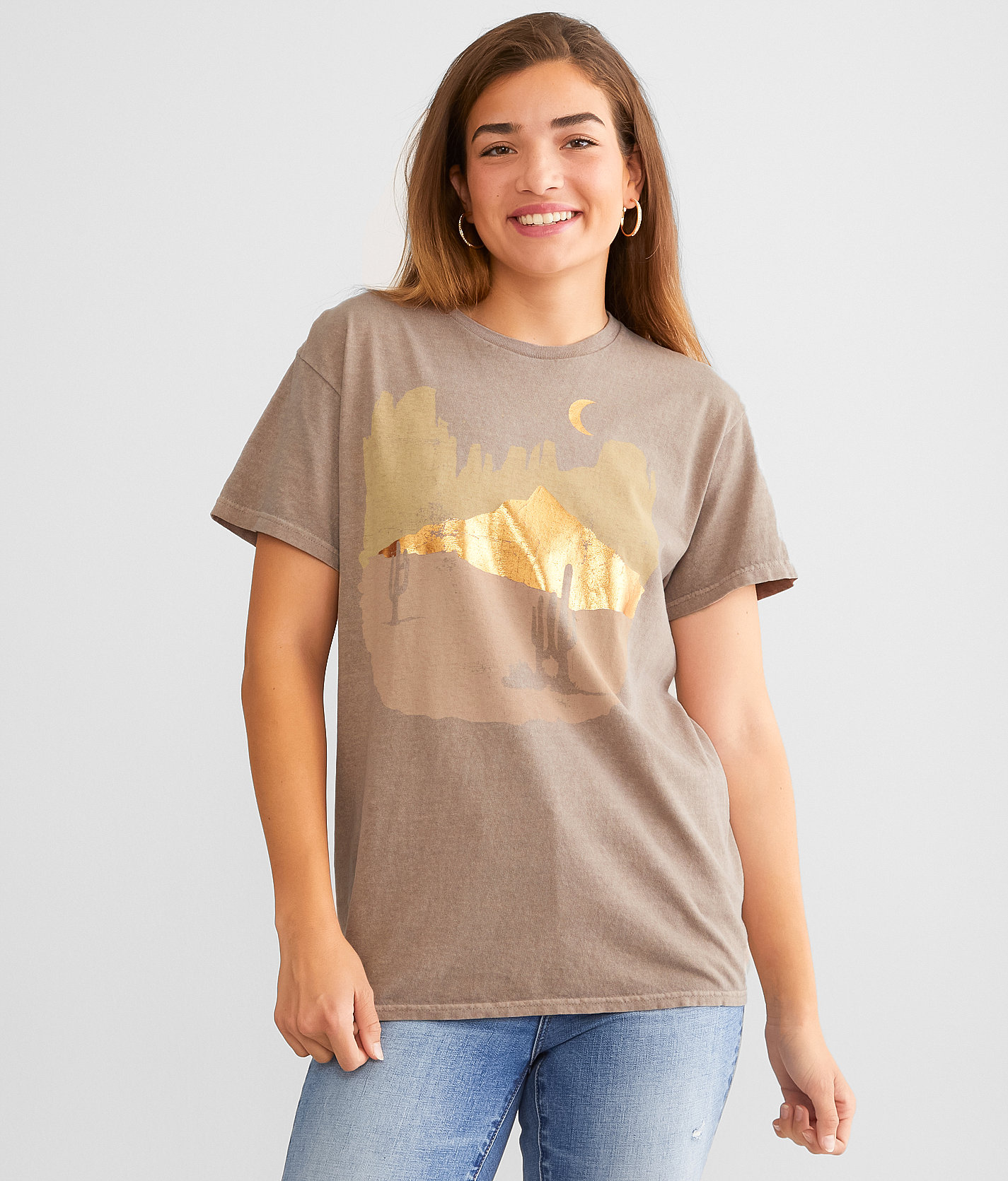 American Highway Desert Magic T-Shirt - Women's T-Shirts in Taupe