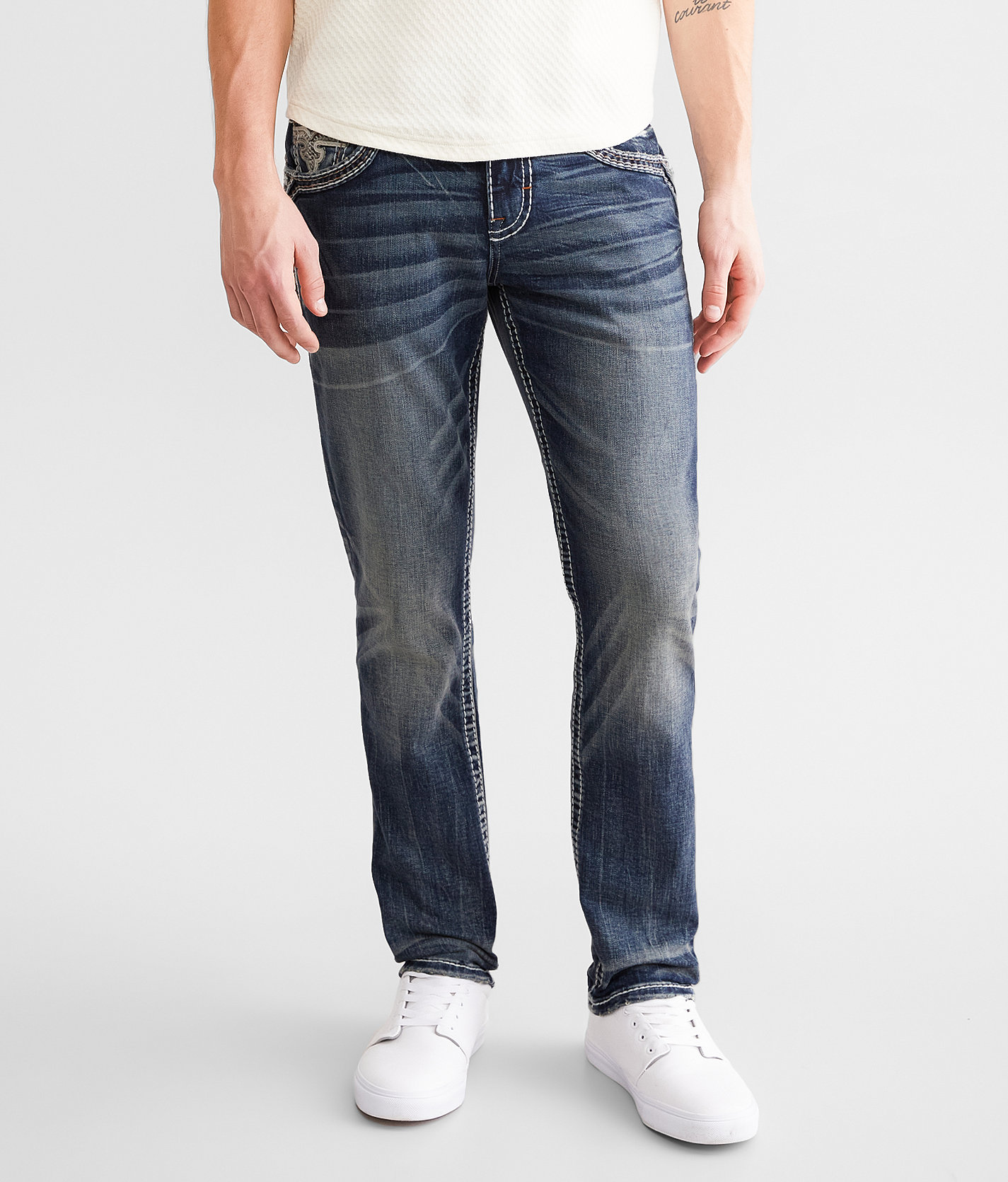 Rock Revival Myles Original Taper Stretch Jean - Men's Jeans in Myles JT201