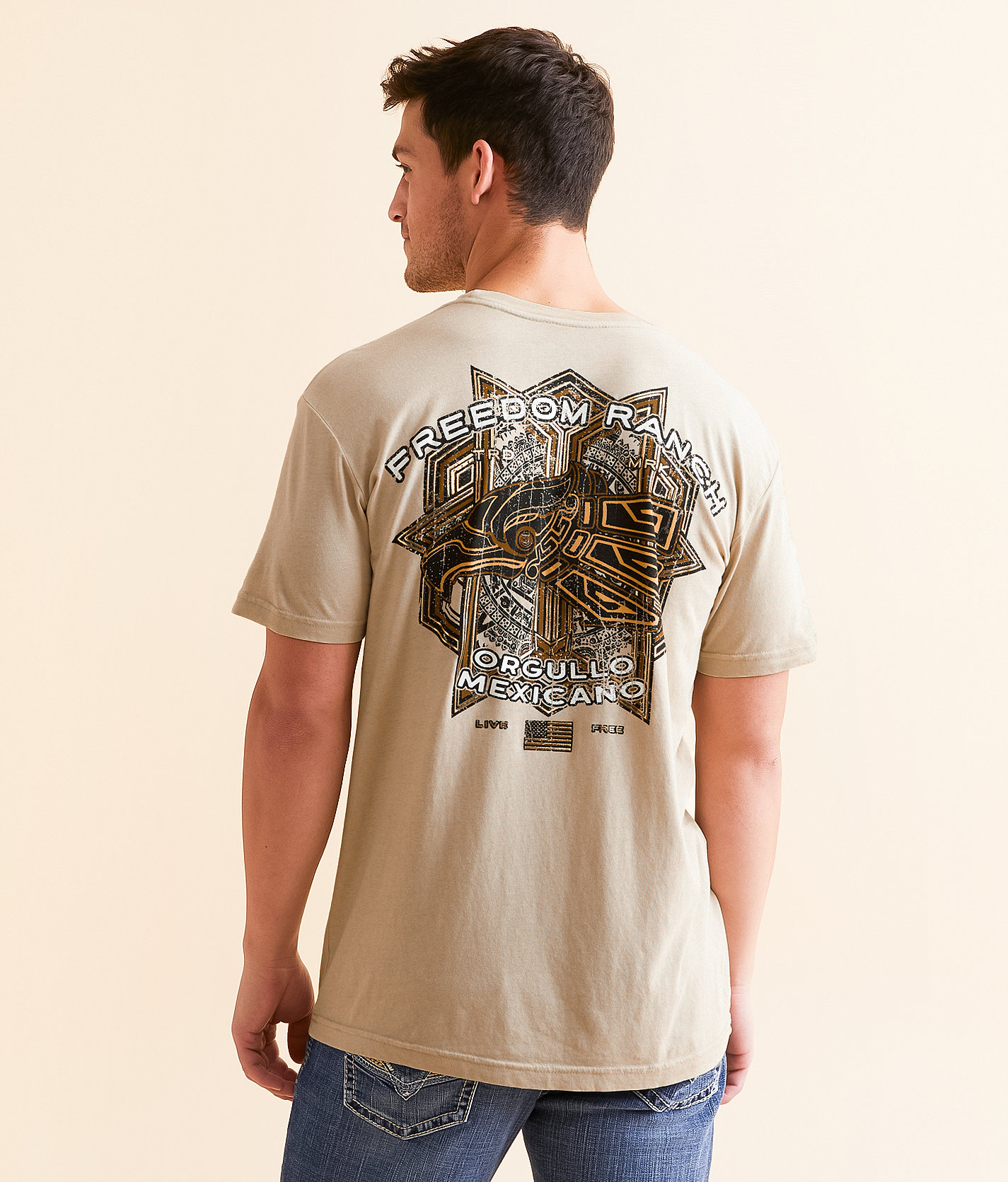 Freedom Ranch Sealed Bird T-Shirt - Men's T-Shirts in Peyote