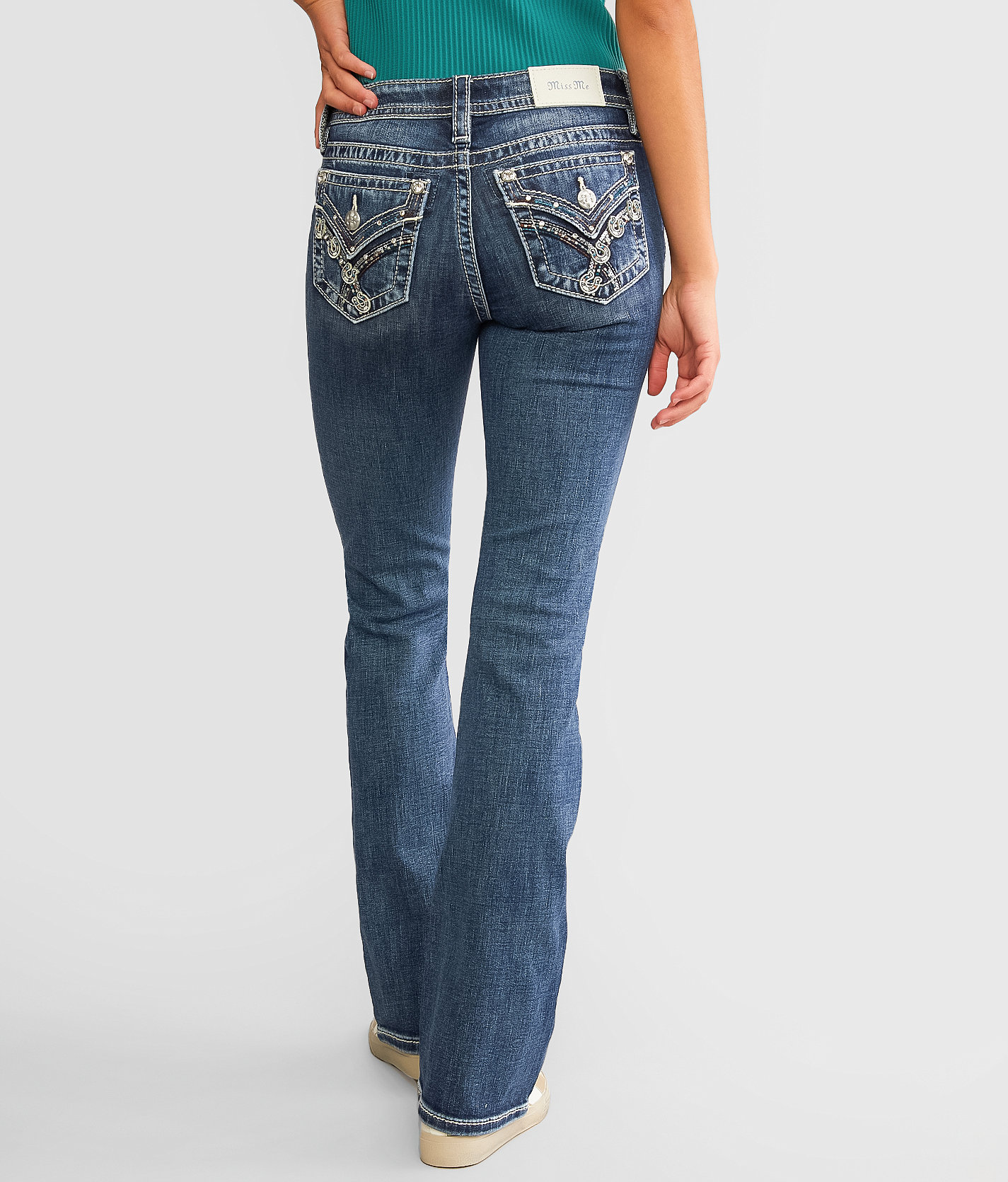 Miss Me Low Rise Boot Stretch Jean - Women's Jeans in K1410