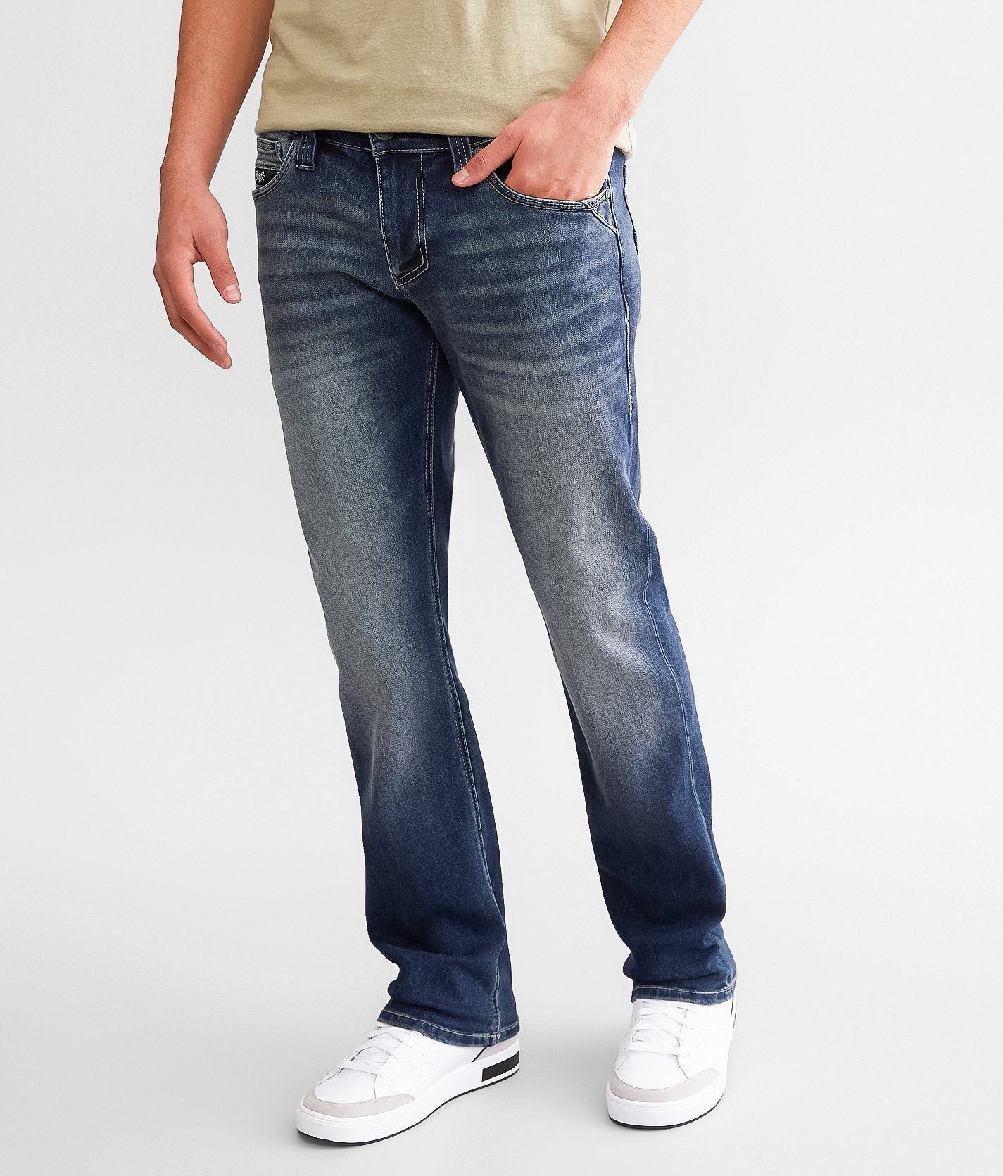 Howitzer Patriot Slim Straight Stretch Jean - Men's Jeans in Jeep