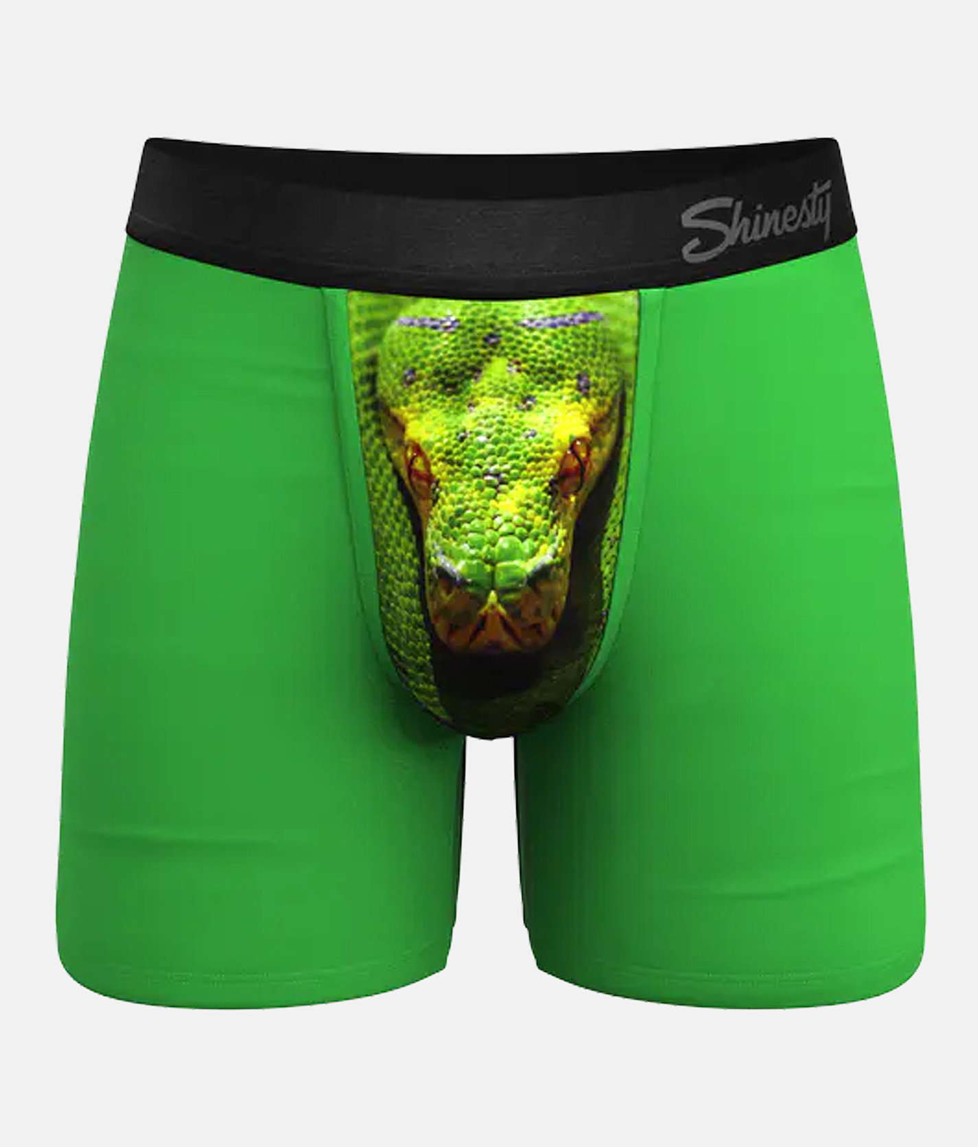 Shinesty® The Trouser Snake Stretch Boxer Briefs - Men's Boxer Briefs in Green