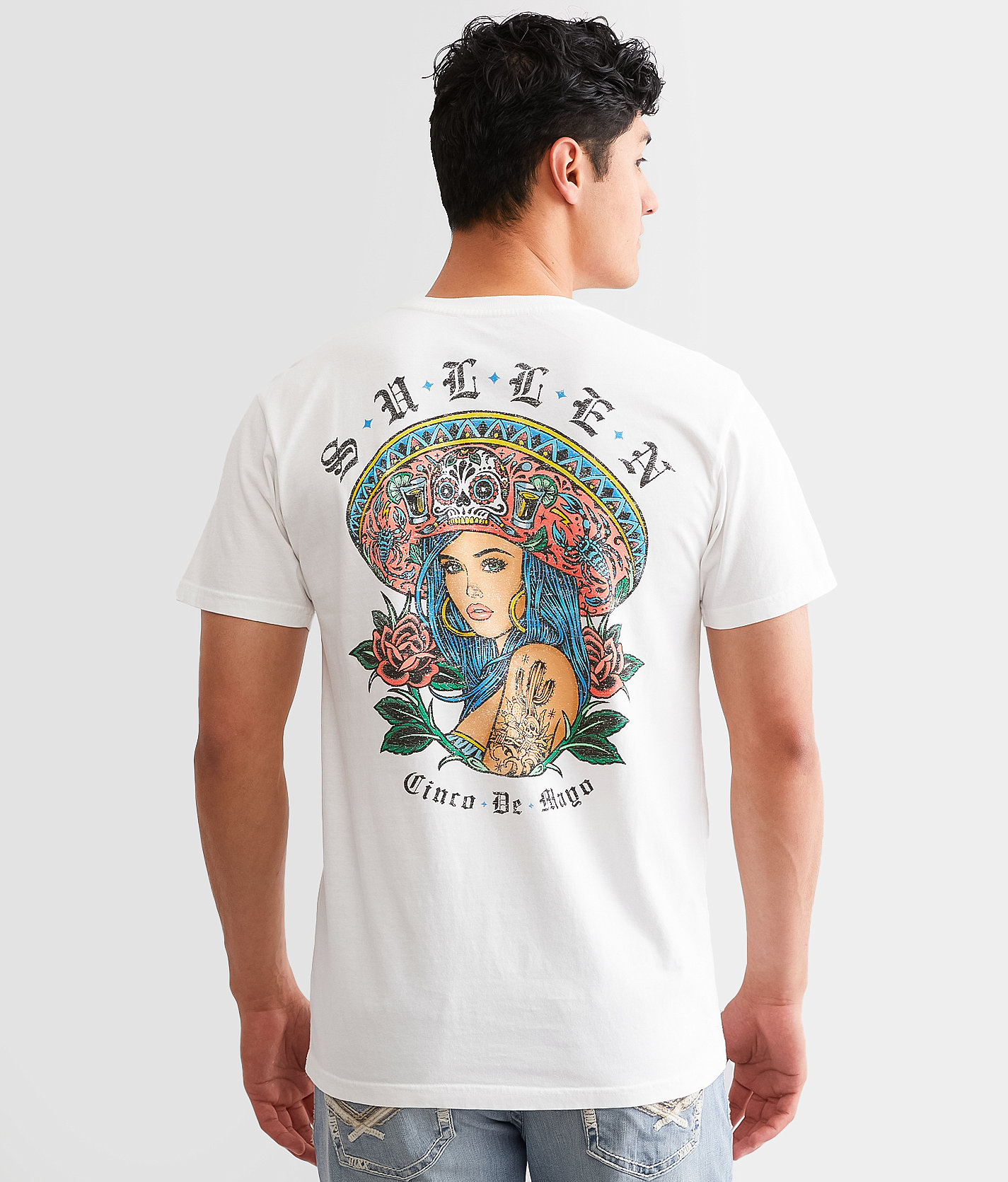Sullen Cinco De Mayo T-Shirt - Men's T-Shirts in Antique White